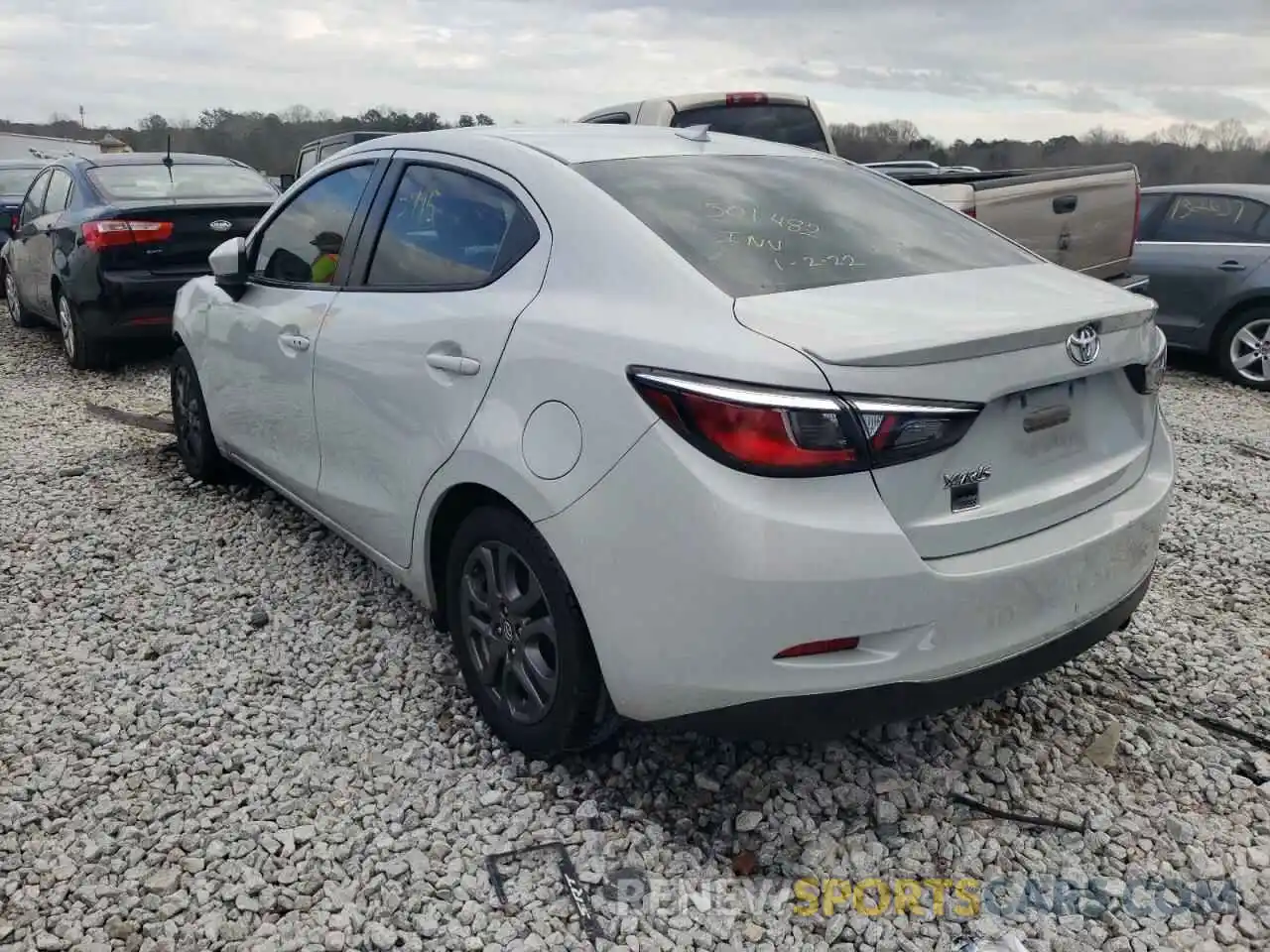 3 Photograph of a damaged car 3MYDLBYV7KY501482 TOYOTA YARIS 2019