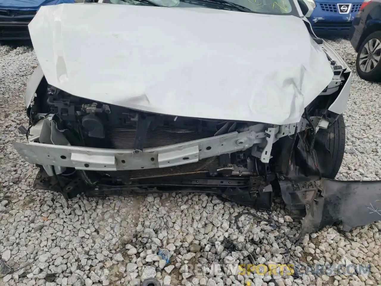 9 Photograph of a damaged car 3MYDLBYV7KY501482 TOYOTA YARIS 2019