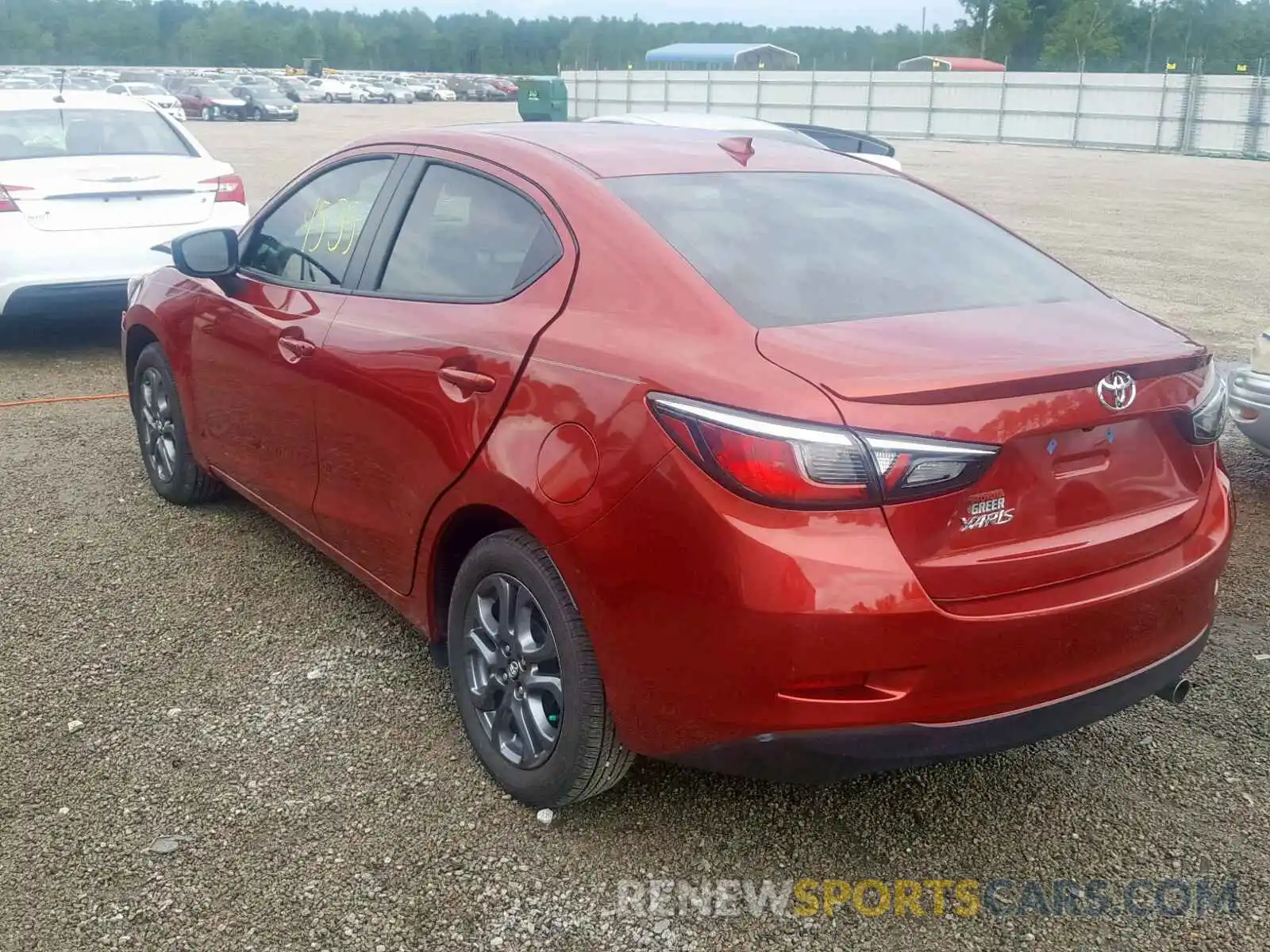 3 Photograph of a damaged car 3MYDLBYV7KY501868 TOYOTA YARIS 2019