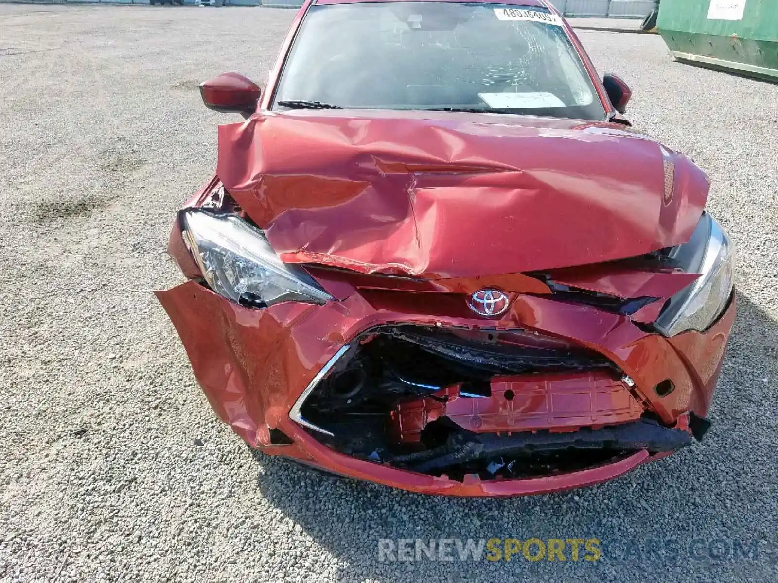 9 Photograph of a damaged car 3MYDLBYV7KY501868 TOYOTA YARIS 2019