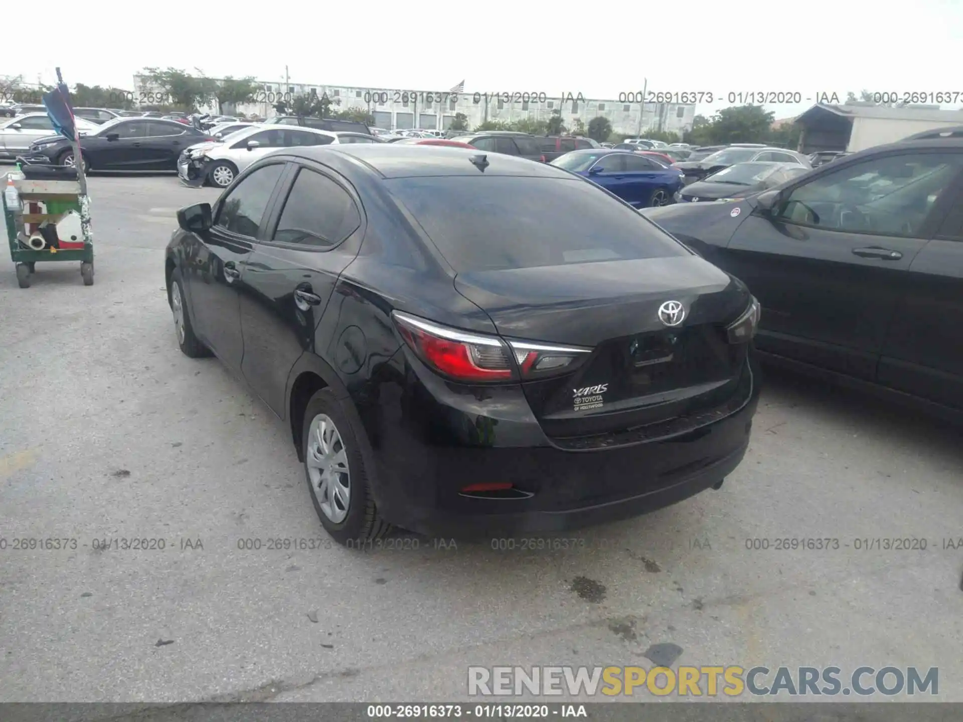 3 Photograph of a damaged car 3MYDLBYV7KY501952 TOYOTA YARIS 2019