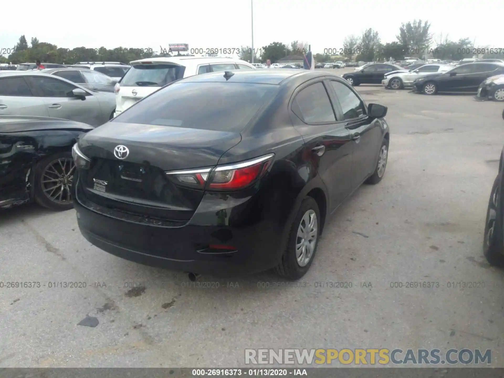 4 Photograph of a damaged car 3MYDLBYV7KY501952 TOYOTA YARIS 2019