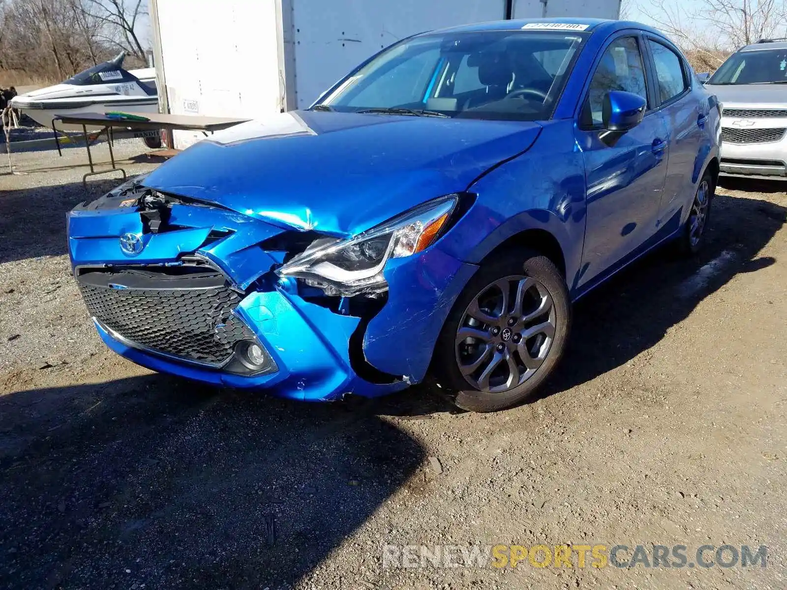 2 Photograph of a damaged car 3MYDLBYV7KY503278 TOYOTA YARIS 2019