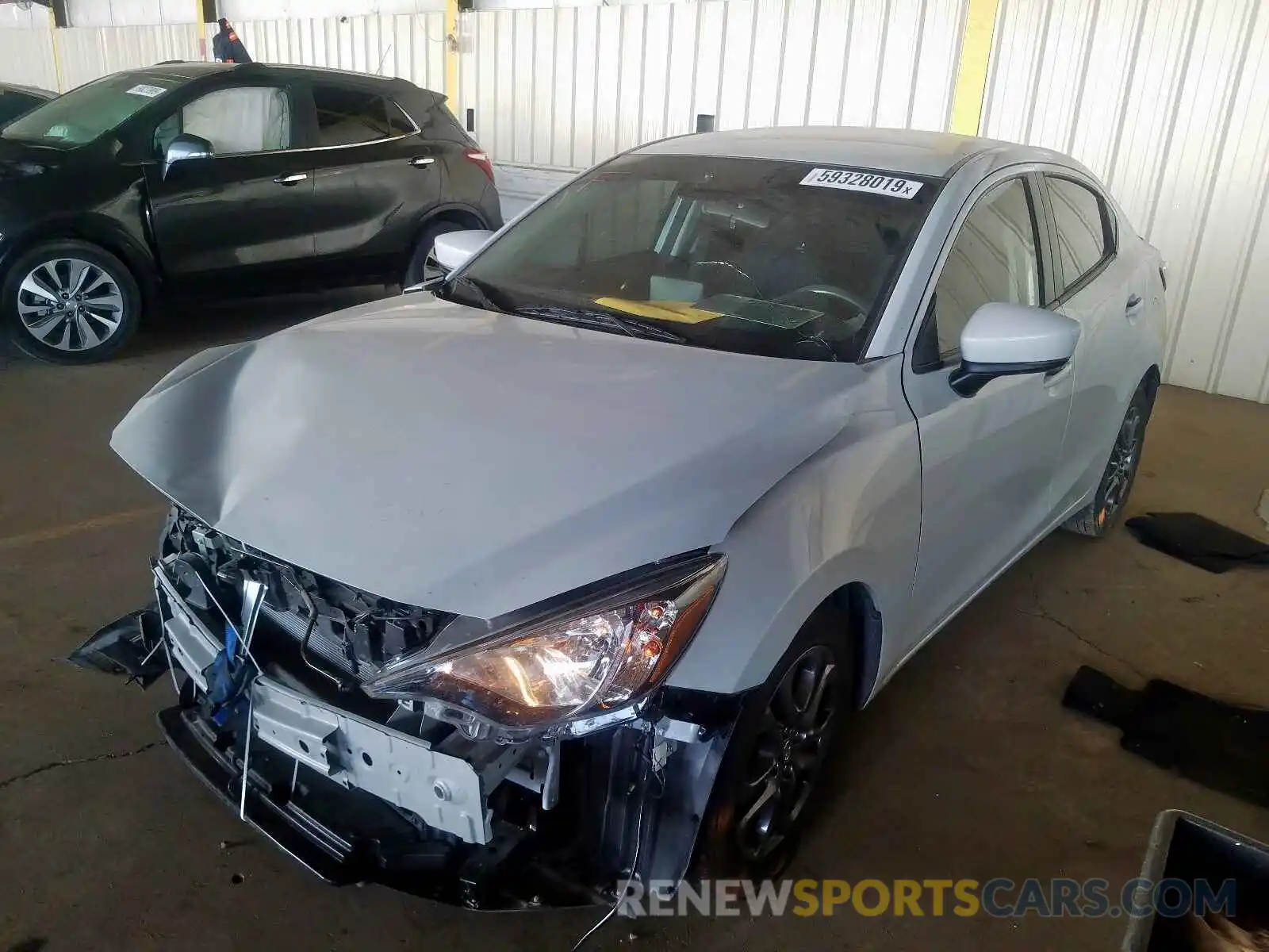 2 Photograph of a damaged car 3MYDLBYV7KY503992 TOYOTA YARIS 2019