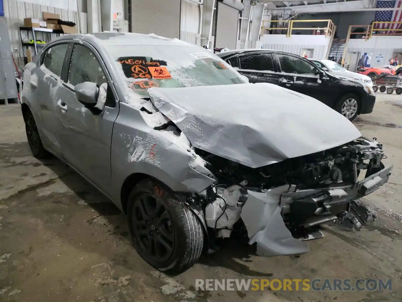 1 Photograph of a damaged car 3MYDLBYV7KY504009 TOYOTA YARIS 2019