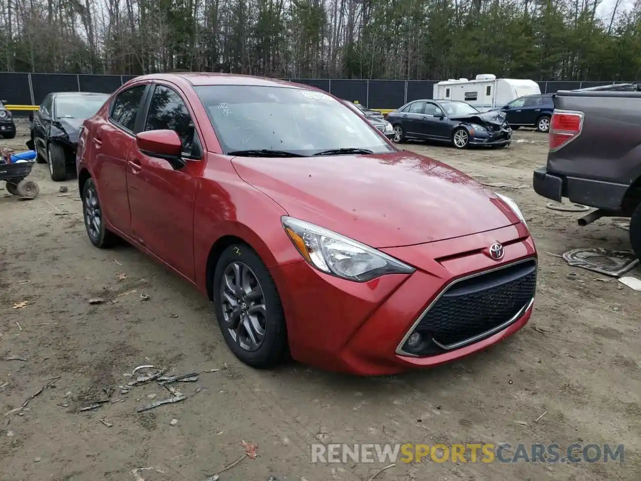 1 Photograph of a damaged car 3MYDLBYV7KY504043 TOYOTA YARIS 2019