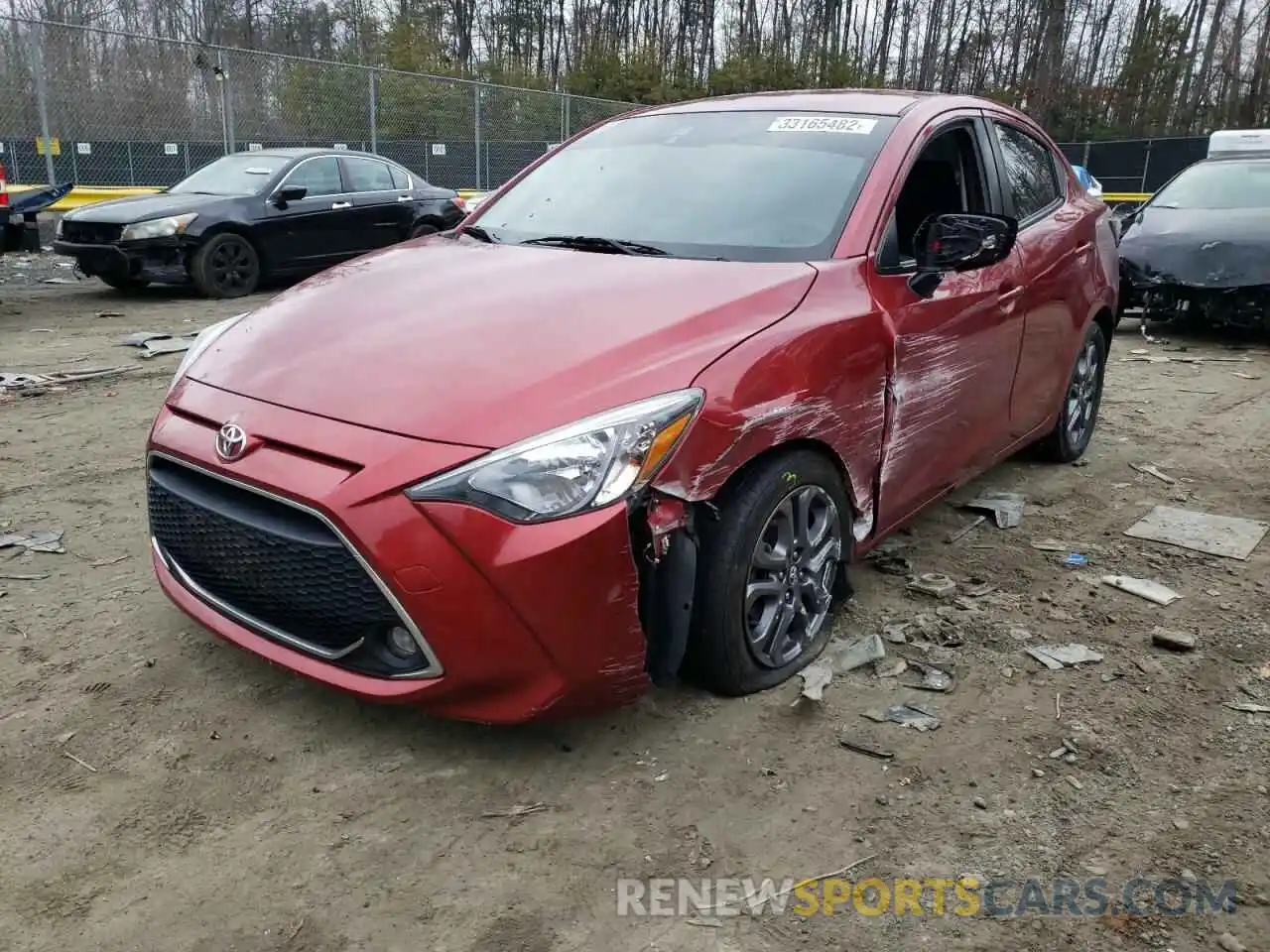 2 Photograph of a damaged car 3MYDLBYV7KY504043 TOYOTA YARIS 2019