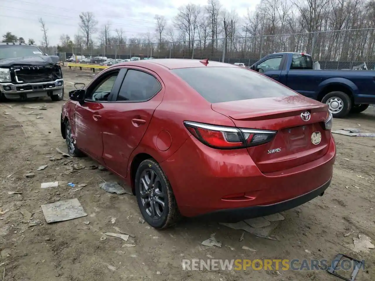 3 Photograph of a damaged car 3MYDLBYV7KY504043 TOYOTA YARIS 2019