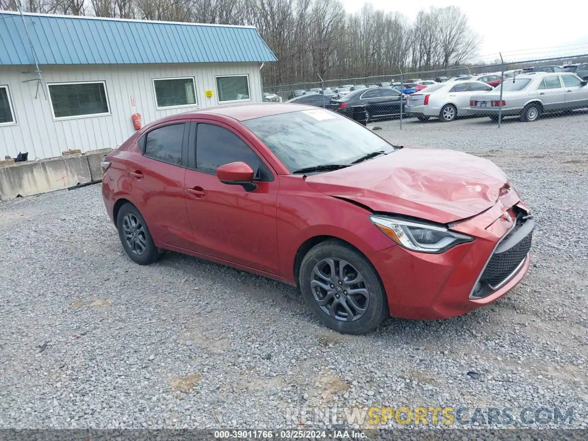 1 Photograph of a damaged car 3MYDLBYV7KY504561 TOYOTA YARIS 2019