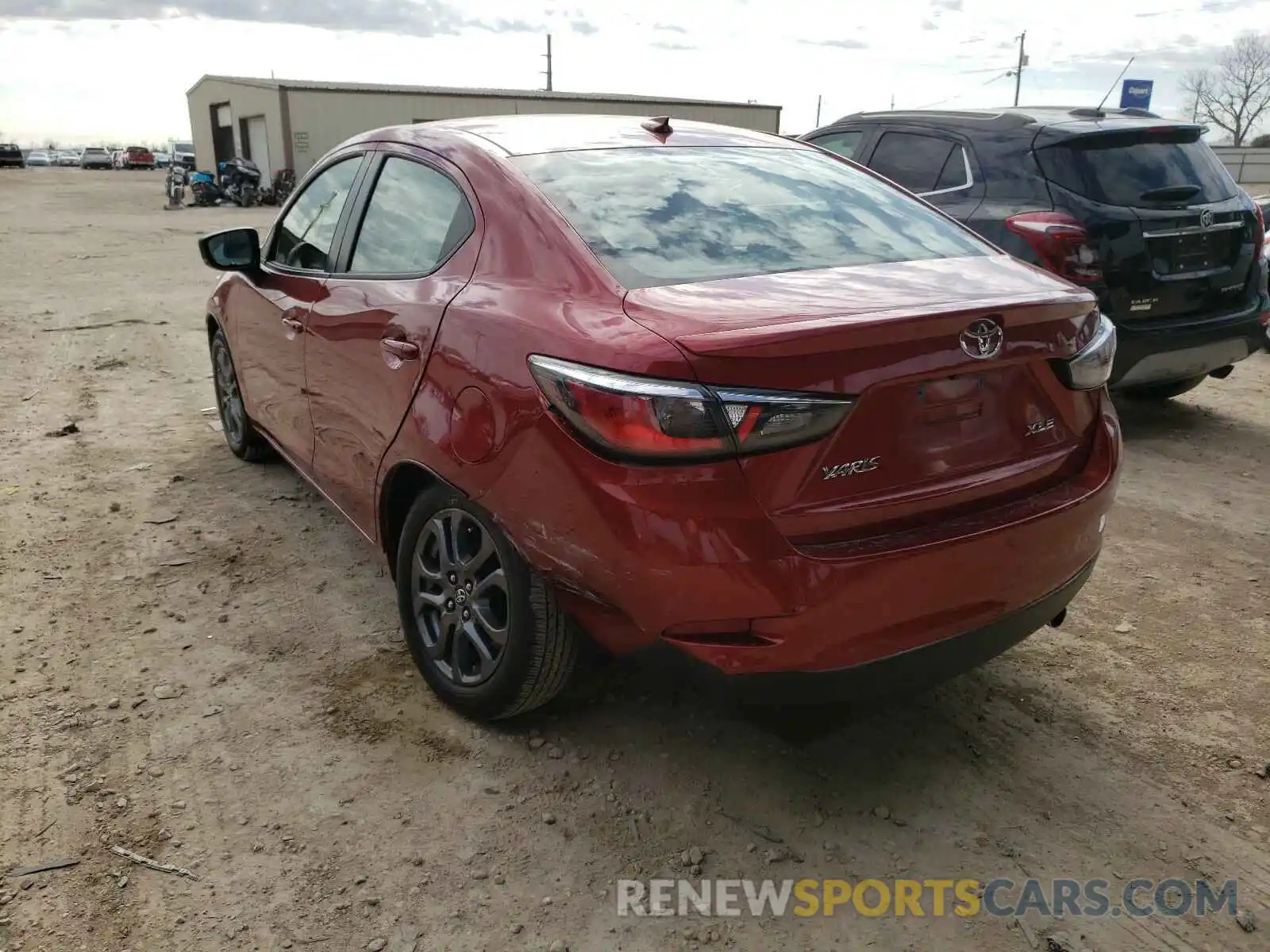 3 Photograph of a damaged car 3MYDLBYV7KY505273 TOYOTA YARIS 2019