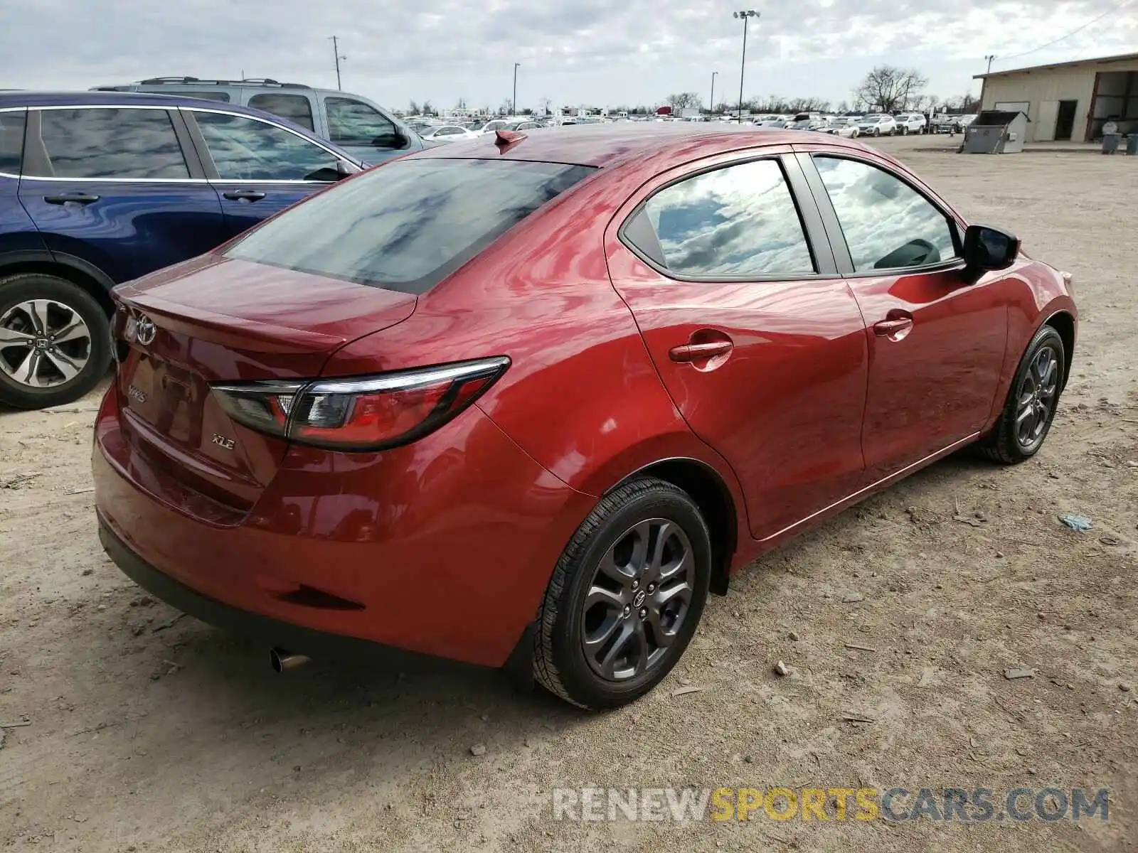 4 Photograph of a damaged car 3MYDLBYV7KY505273 TOYOTA YARIS 2019