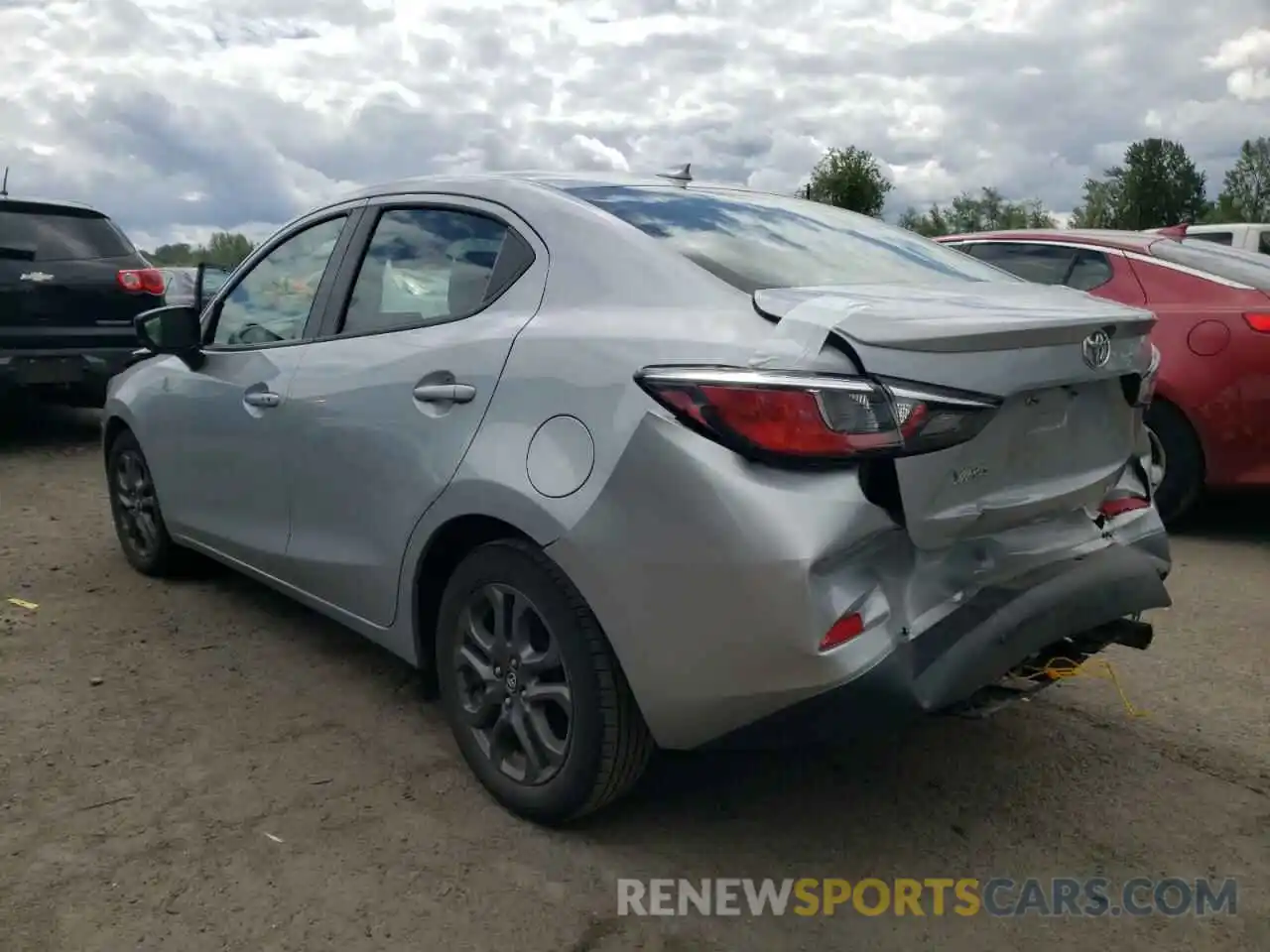 3 Photograph of a damaged car 3MYDLBYV7KY505578 TOYOTA YARIS 2019