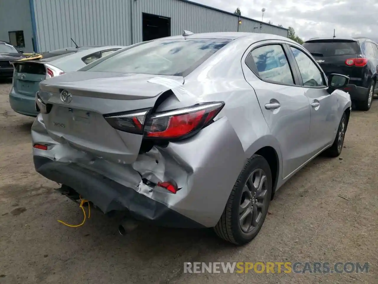 4 Photograph of a damaged car 3MYDLBYV7KY505578 TOYOTA YARIS 2019