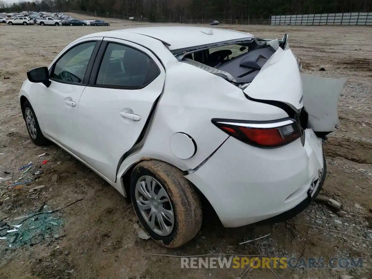 3 Photograph of a damaged car 3MYDLBYV7KY505788 TOYOTA YARIS 2019