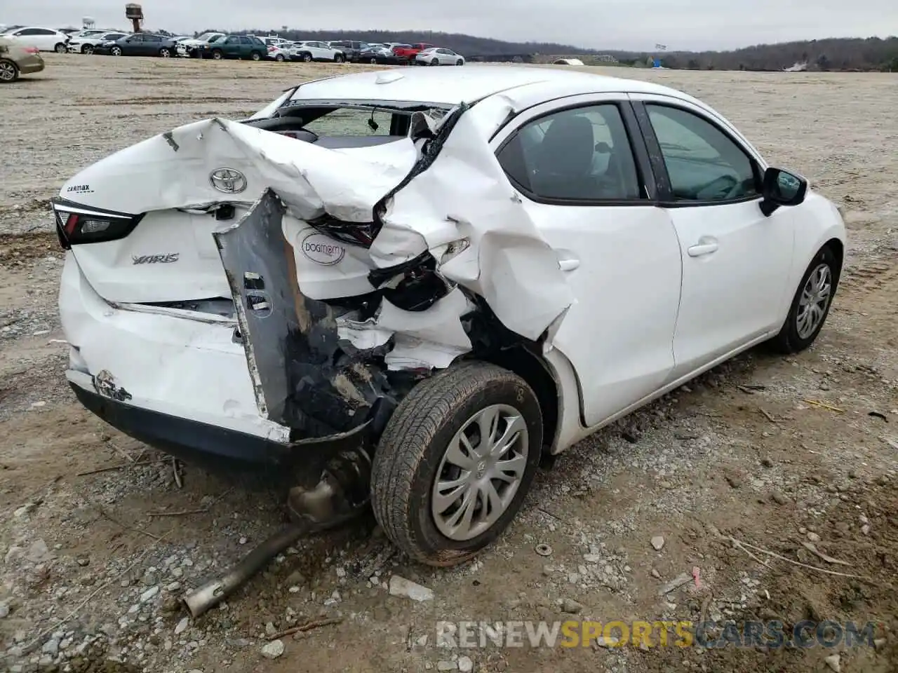 4 Photograph of a damaged car 3MYDLBYV7KY505788 TOYOTA YARIS 2019