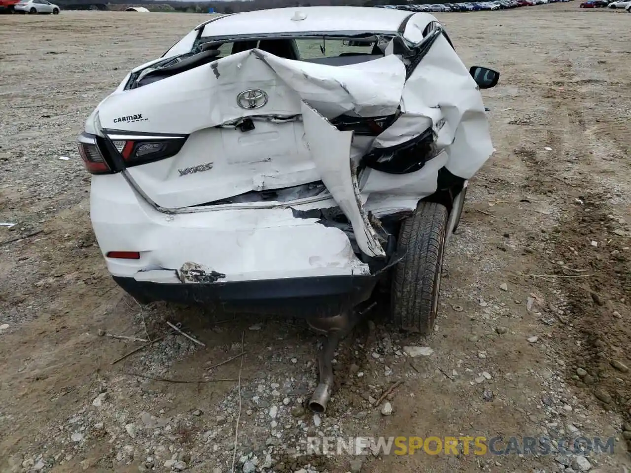 9 Photograph of a damaged car 3MYDLBYV7KY505788 TOYOTA YARIS 2019