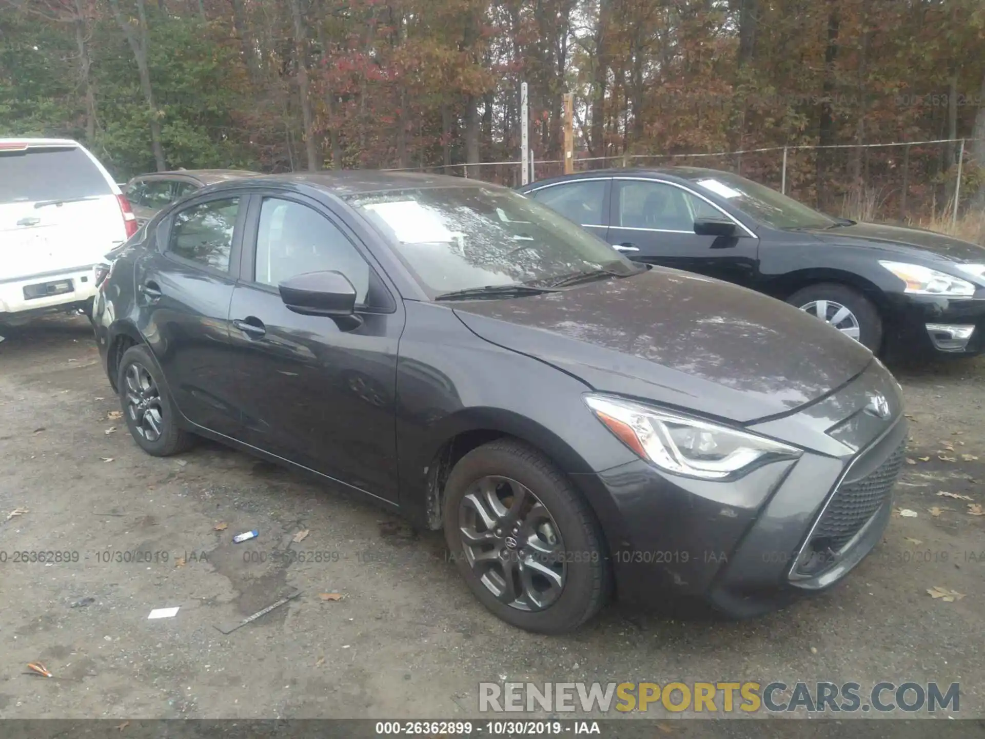 1 Photograph of a damaged car 3MYDLBYV7KY506505 TOYOTA YARIS 2019