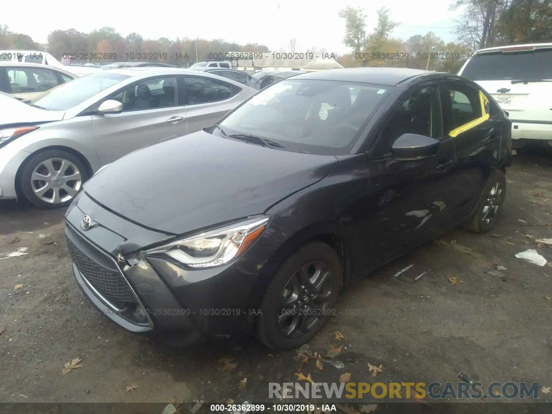 2 Photograph of a damaged car 3MYDLBYV7KY506505 TOYOTA YARIS 2019