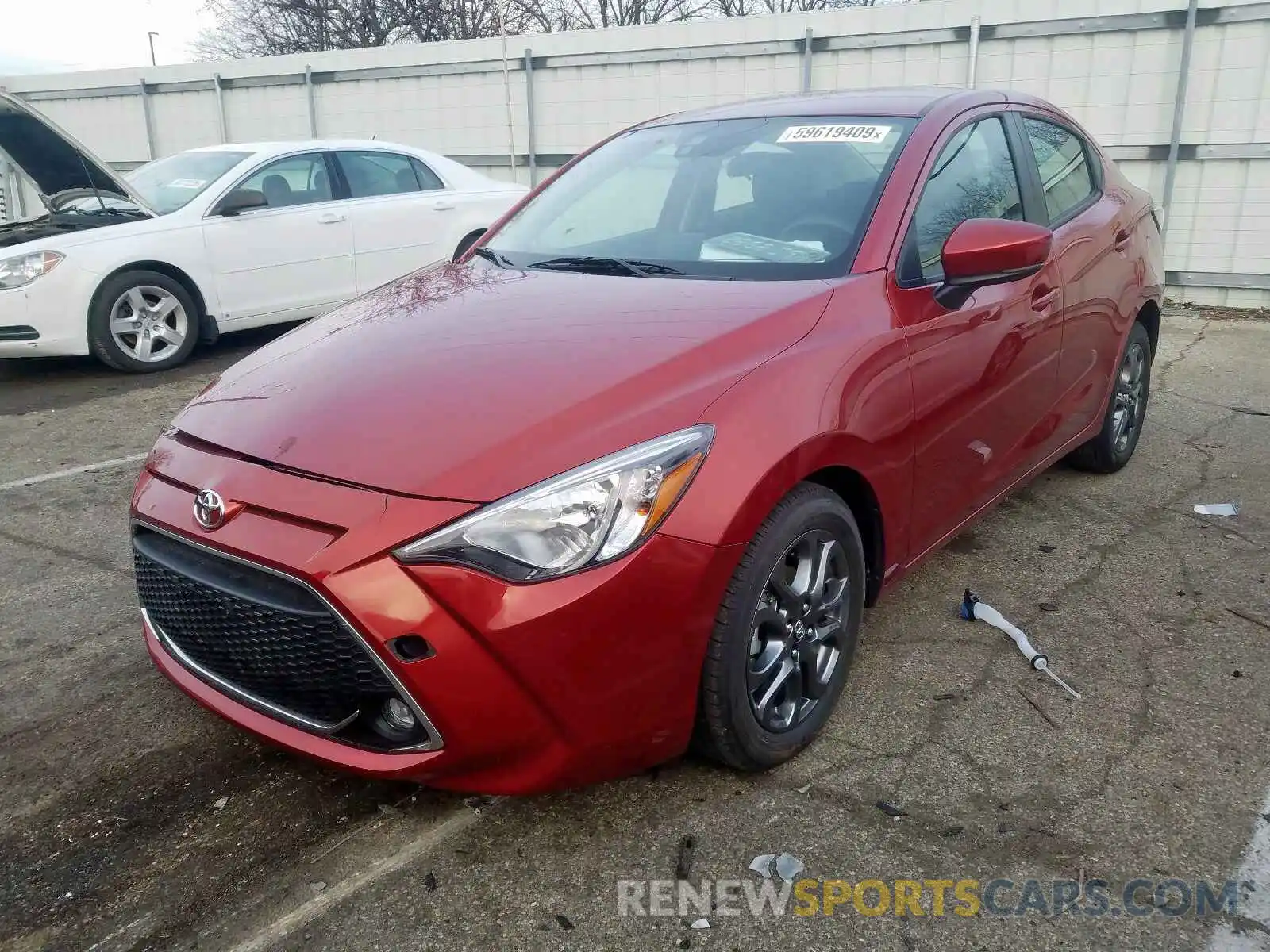 2 Photograph of a damaged car 3MYDLBYV7KY507055 TOYOTA YARIS 2019