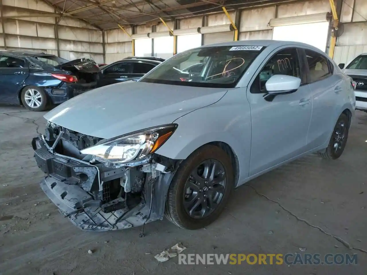 2 Photograph of a damaged car 3MYDLBYV7KY507105 TOYOTA YARIS 2019