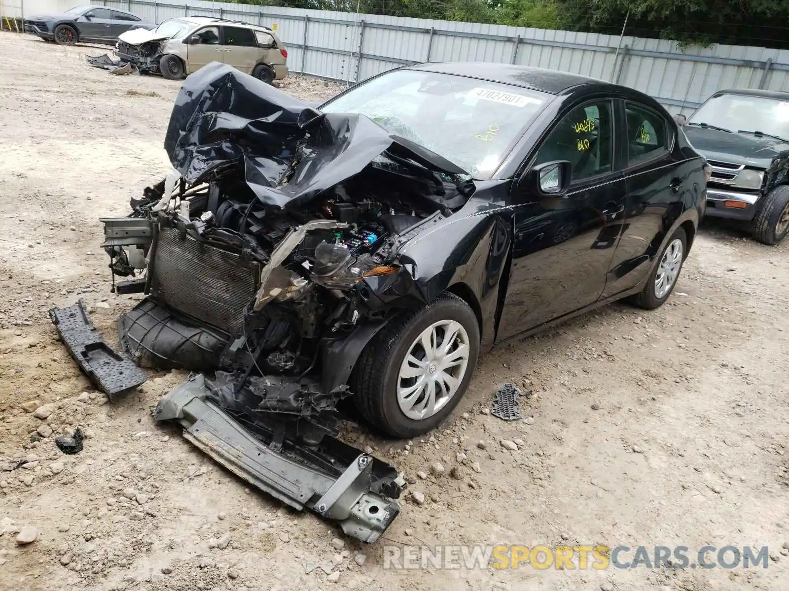 2 Photograph of a damaged car 3MYDLBYV7KY507587 TOYOTA YARIS 2019