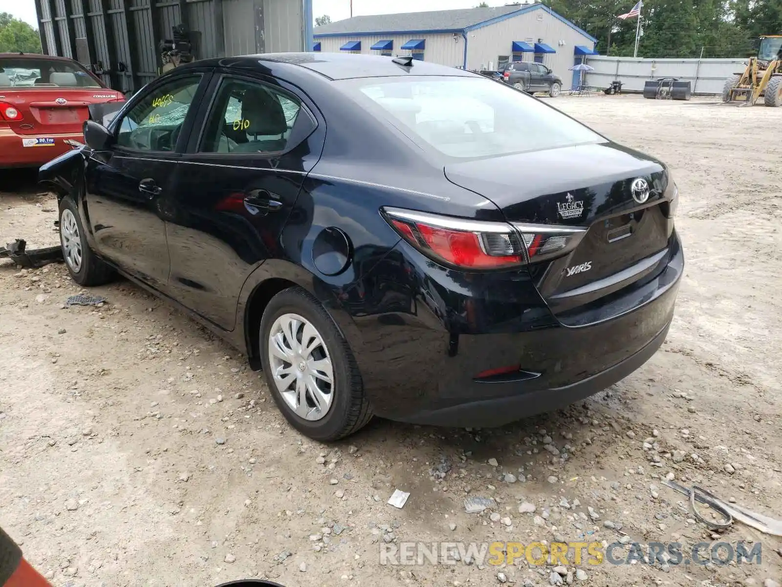 3 Photograph of a damaged car 3MYDLBYV7KY507587 TOYOTA YARIS 2019