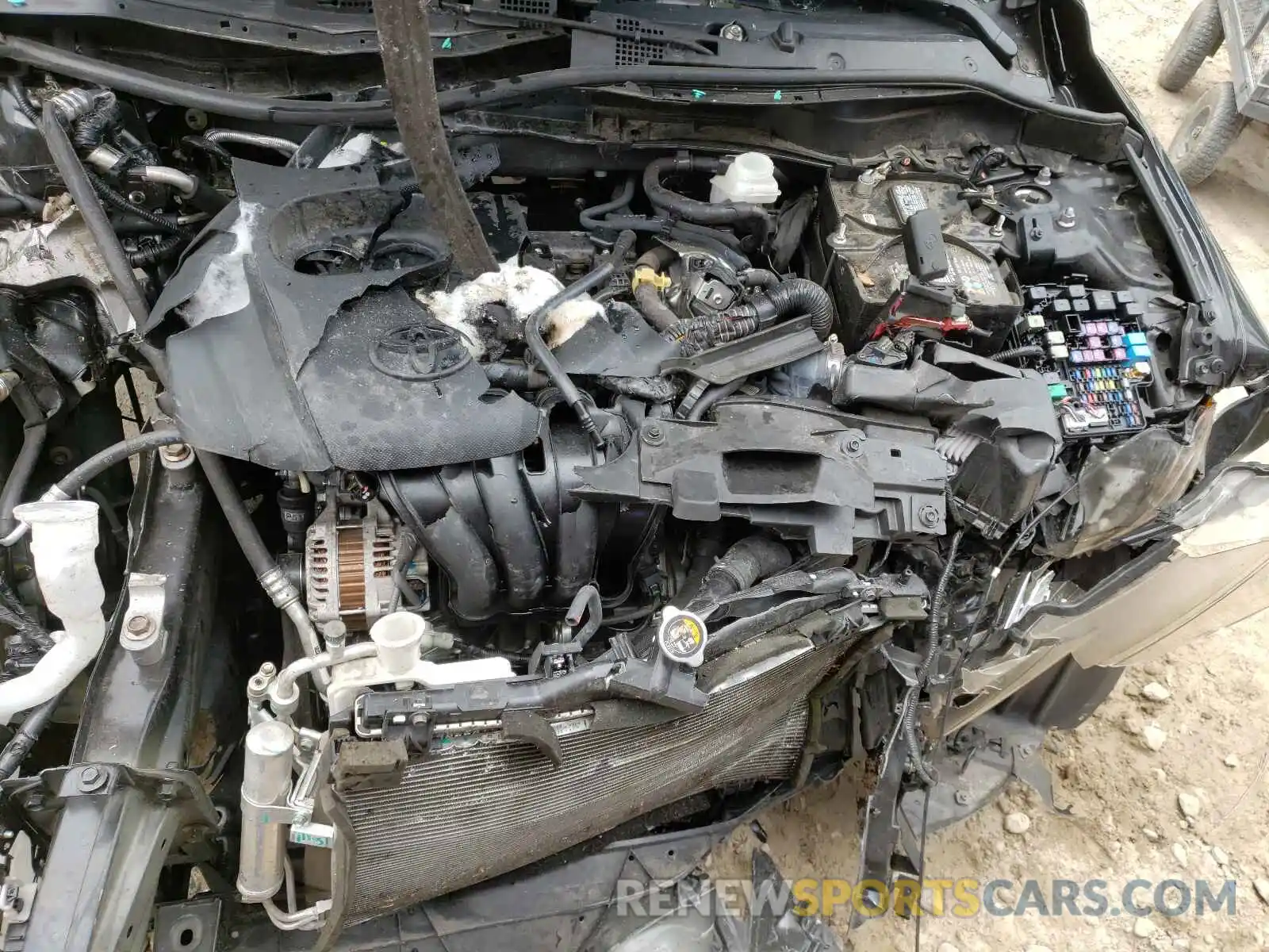 7 Photograph of a damaged car 3MYDLBYV7KY507587 TOYOTA YARIS 2019