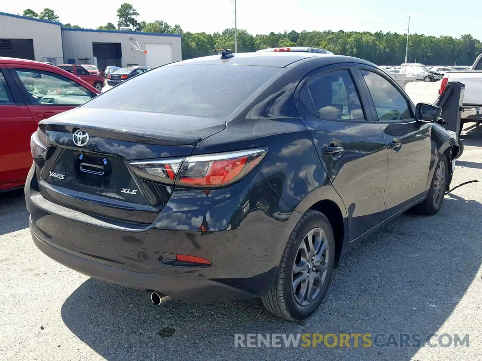 4 Photograph of a damaged car 3MYDLBYV7KY507623 TOYOTA YARIS 2019