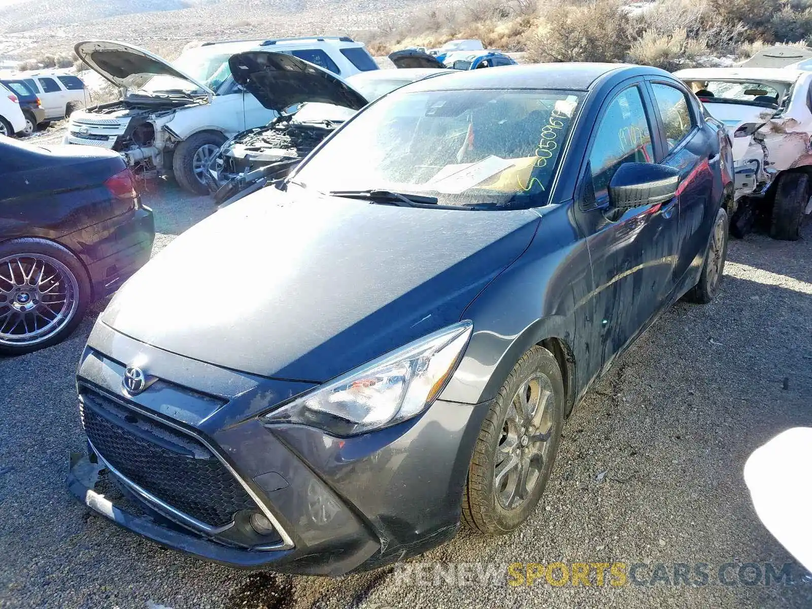 2 Photograph of a damaged car 3MYDLBYV7KY507704 TOYOTA YARIS 2019