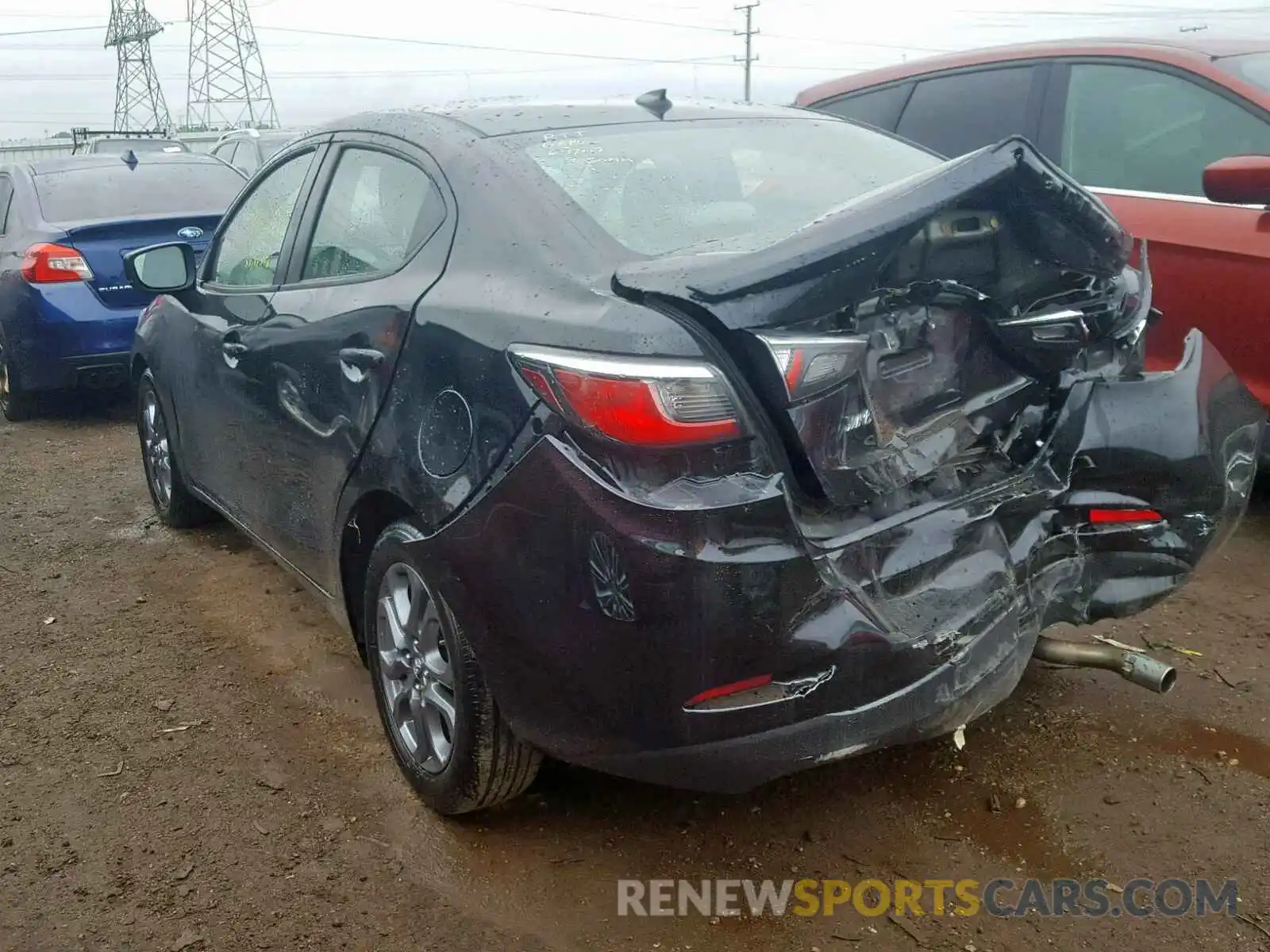 3 Photograph of a damaged car 3MYDLBYV7KY508349 TOYOTA YARIS 2019