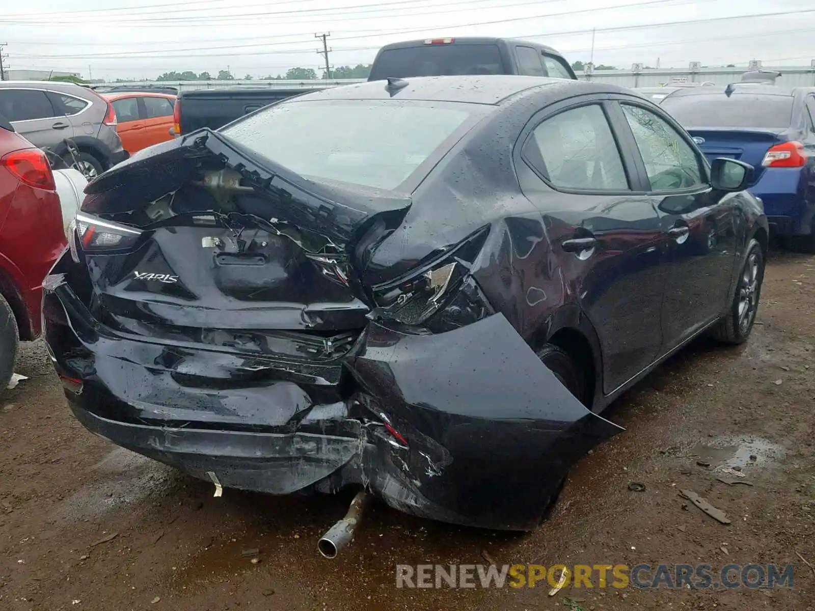 4 Photograph of a damaged car 3MYDLBYV7KY508349 TOYOTA YARIS 2019