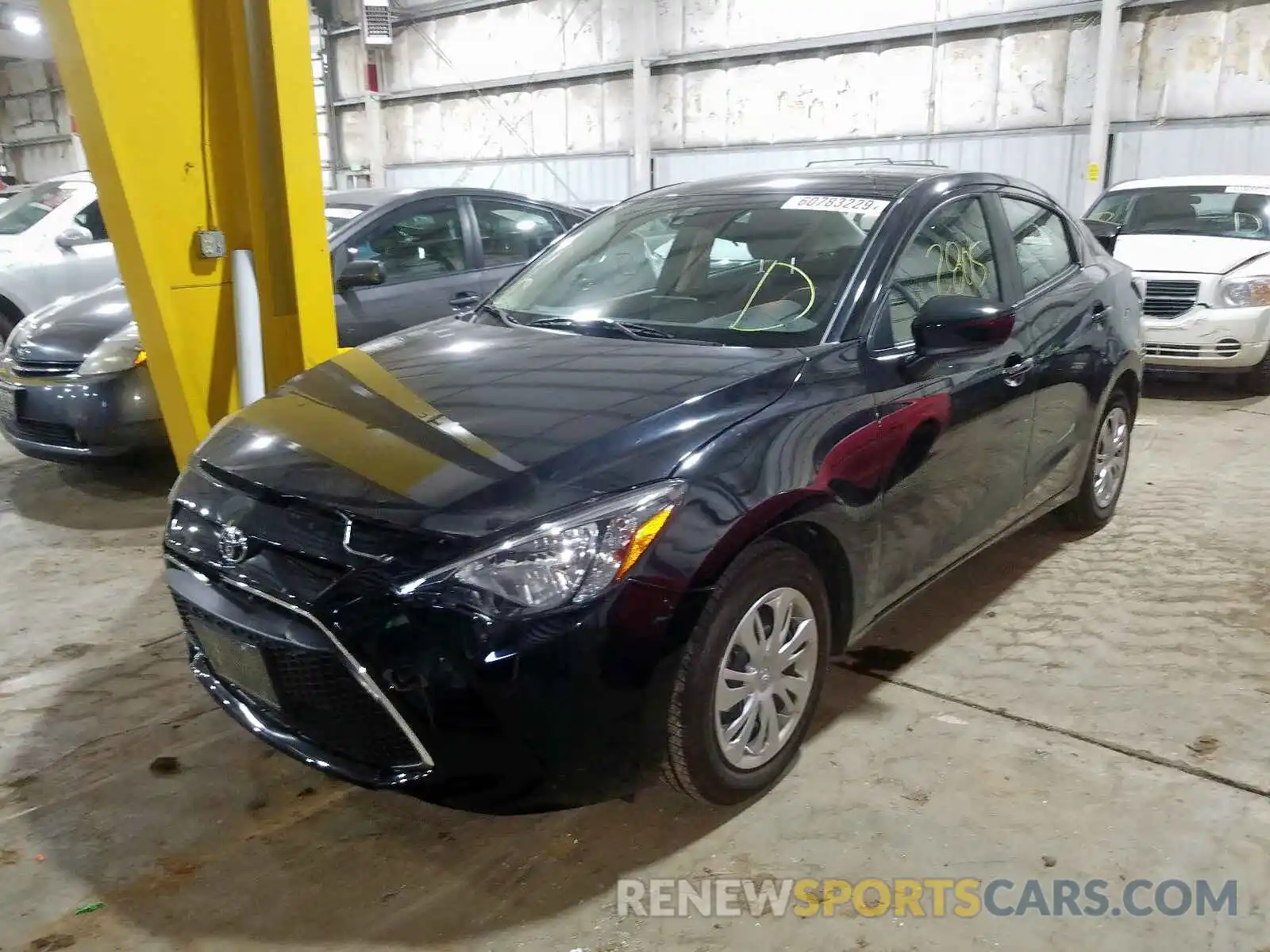 2 Photograph of a damaged car 3MYDLBYV7KY508920 TOYOTA YARIS 2019