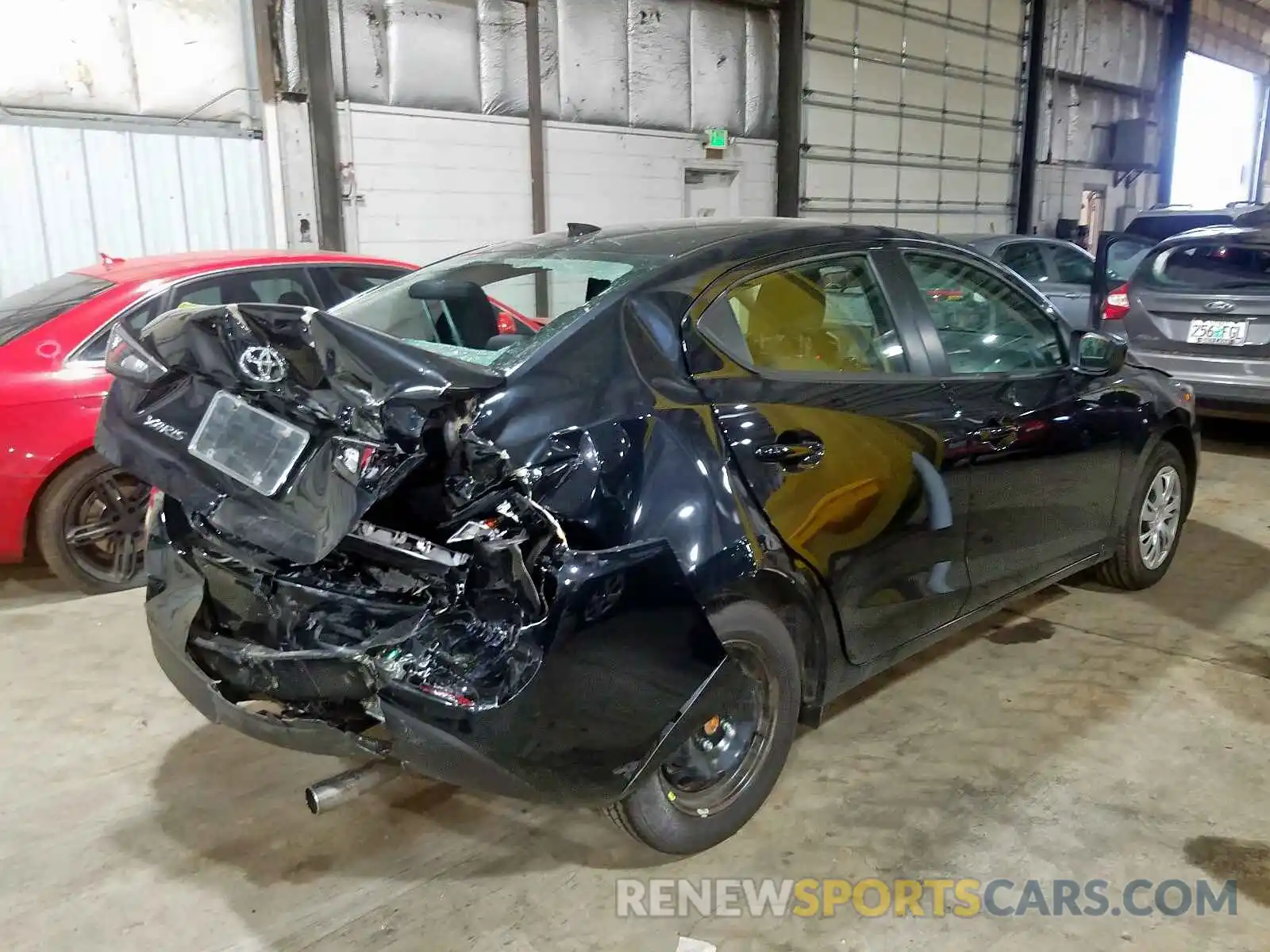 4 Photograph of a damaged car 3MYDLBYV7KY508920 TOYOTA YARIS 2019