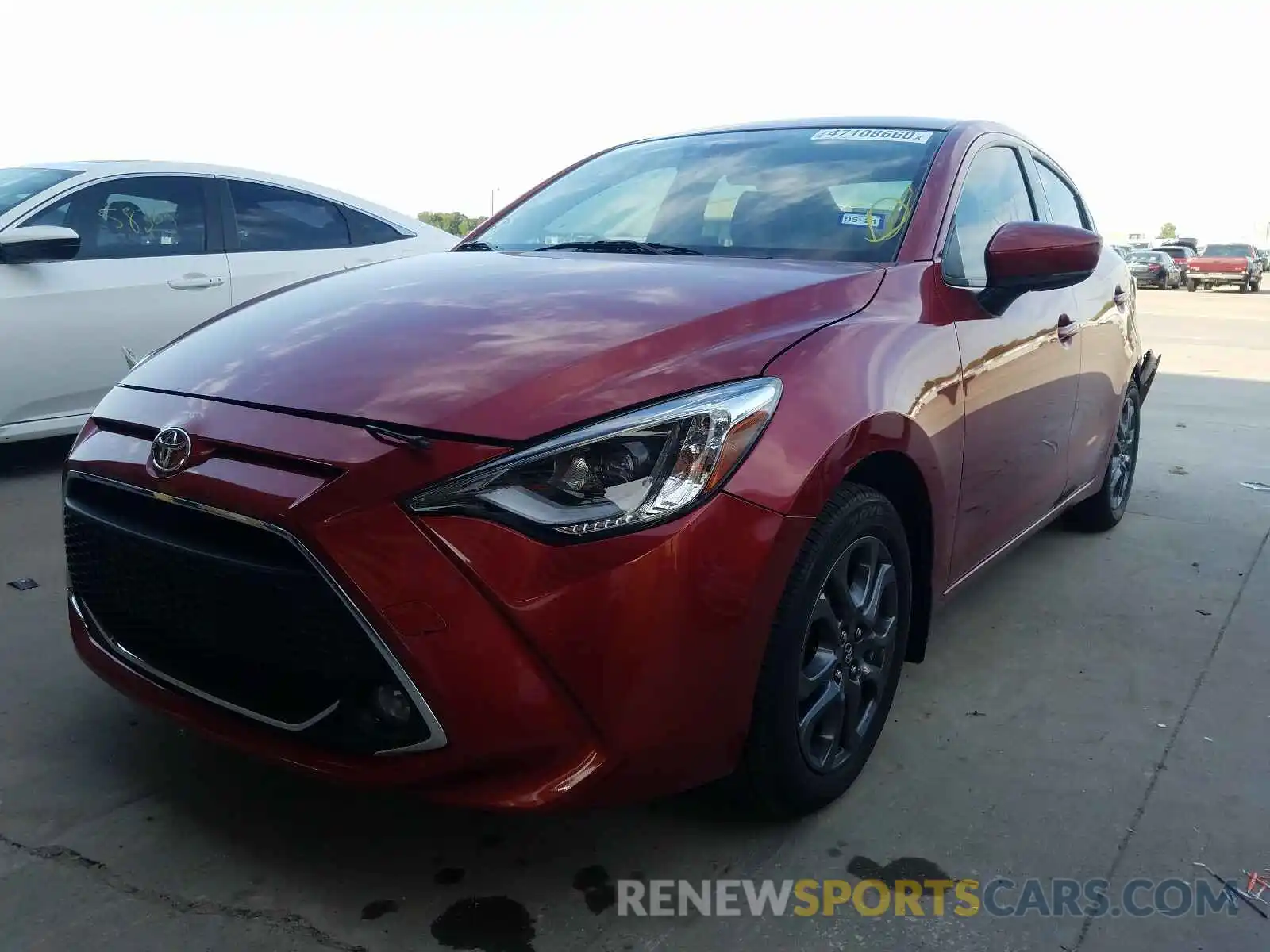 2 Photograph of a damaged car 3MYDLBYV7KY509193 TOYOTA YARIS 2019