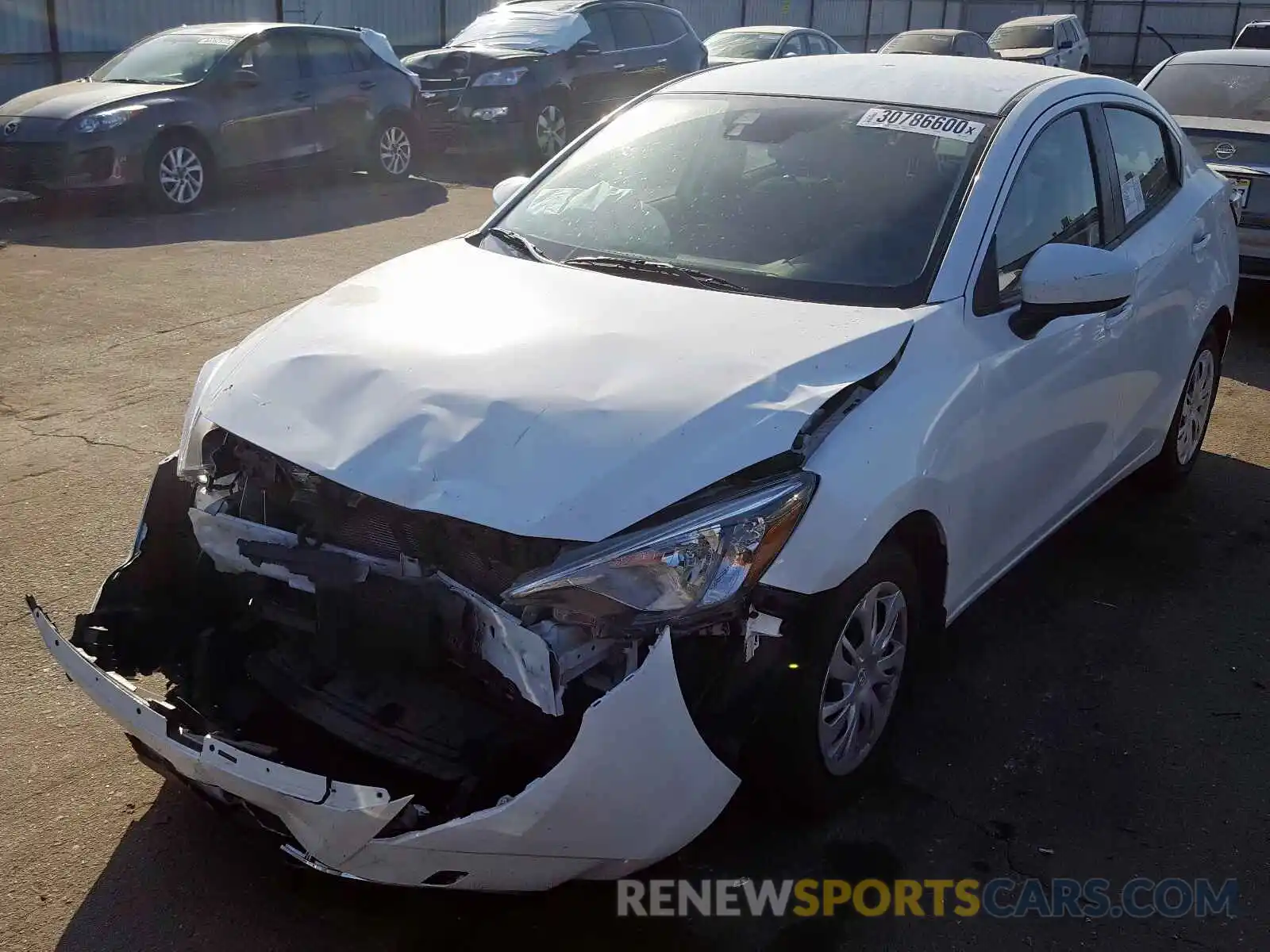 2 Photograph of a damaged car 3MYDLBYV7KY509226 TOYOTA YARIS 2019