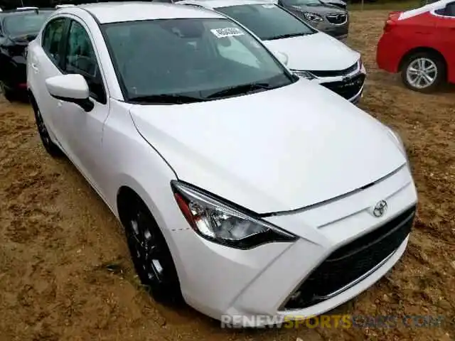 1 Photograph of a damaged car 3MYDLBYV7KY509534 TOYOTA YARIS 2019