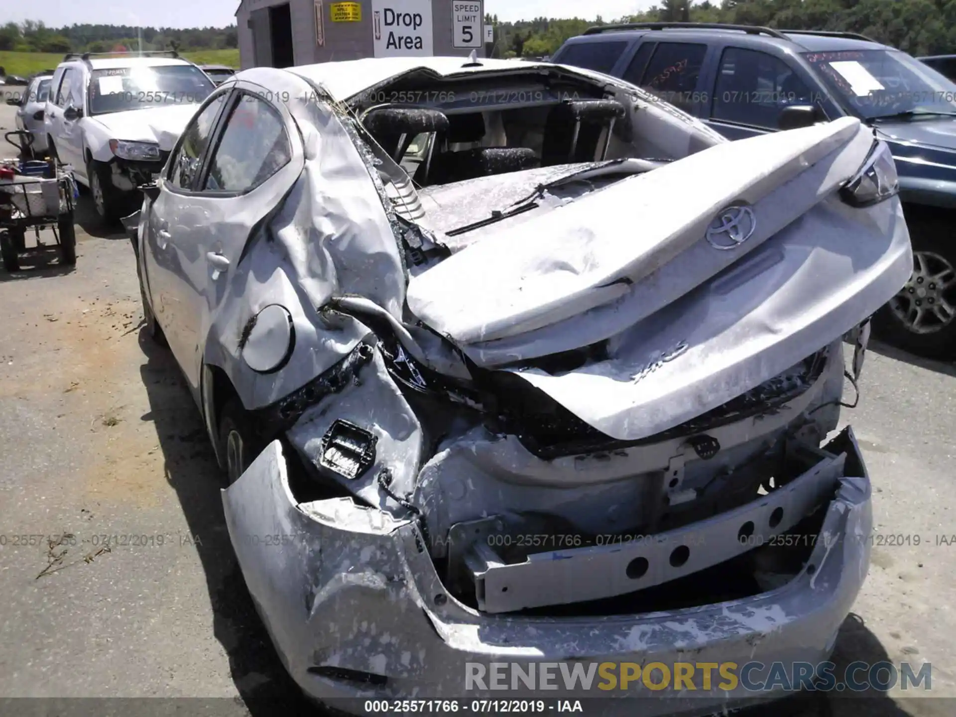 3 Photograph of a damaged car 3MYDLBYV7KY510005 TOYOTA YARIS 2019