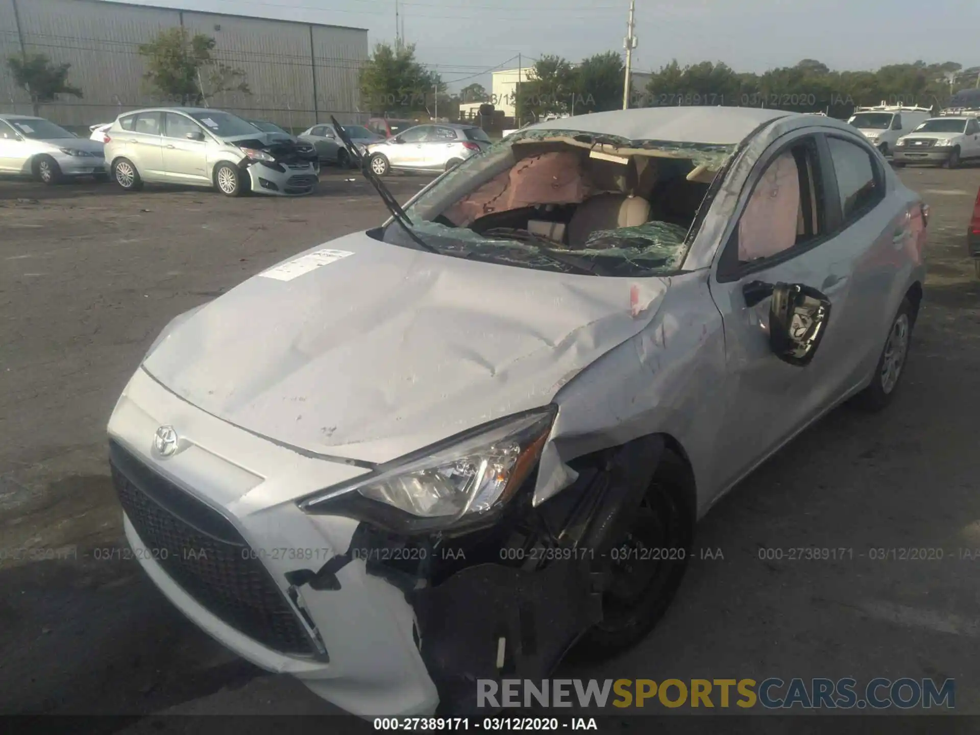 6 Photograph of a damaged car 3MYDLBYV7KY510215 TOYOTA YARIS 2019