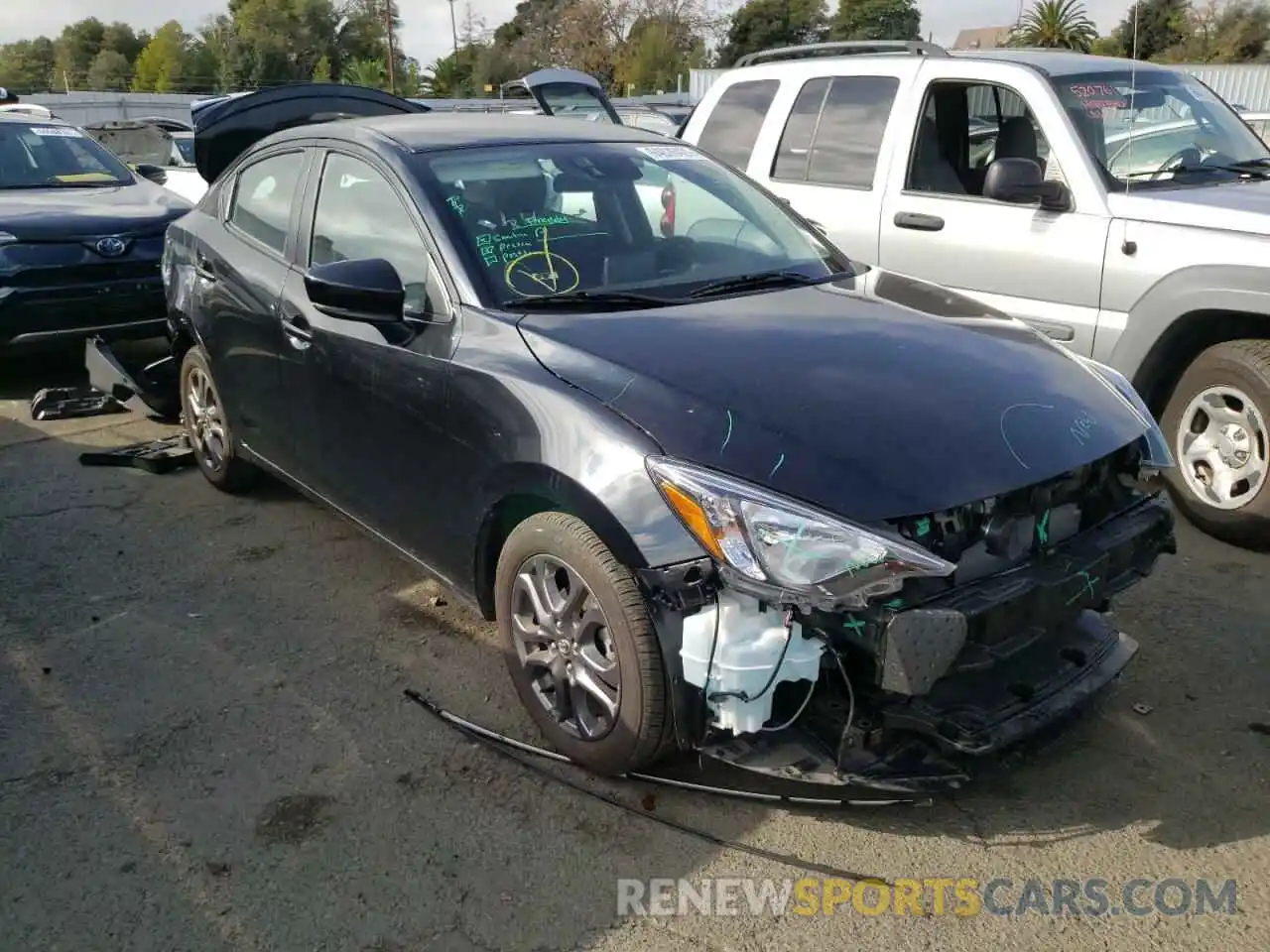 1 Photograph of a damaged car 3MYDLBYV7KY510313 TOYOTA YARIS 2019