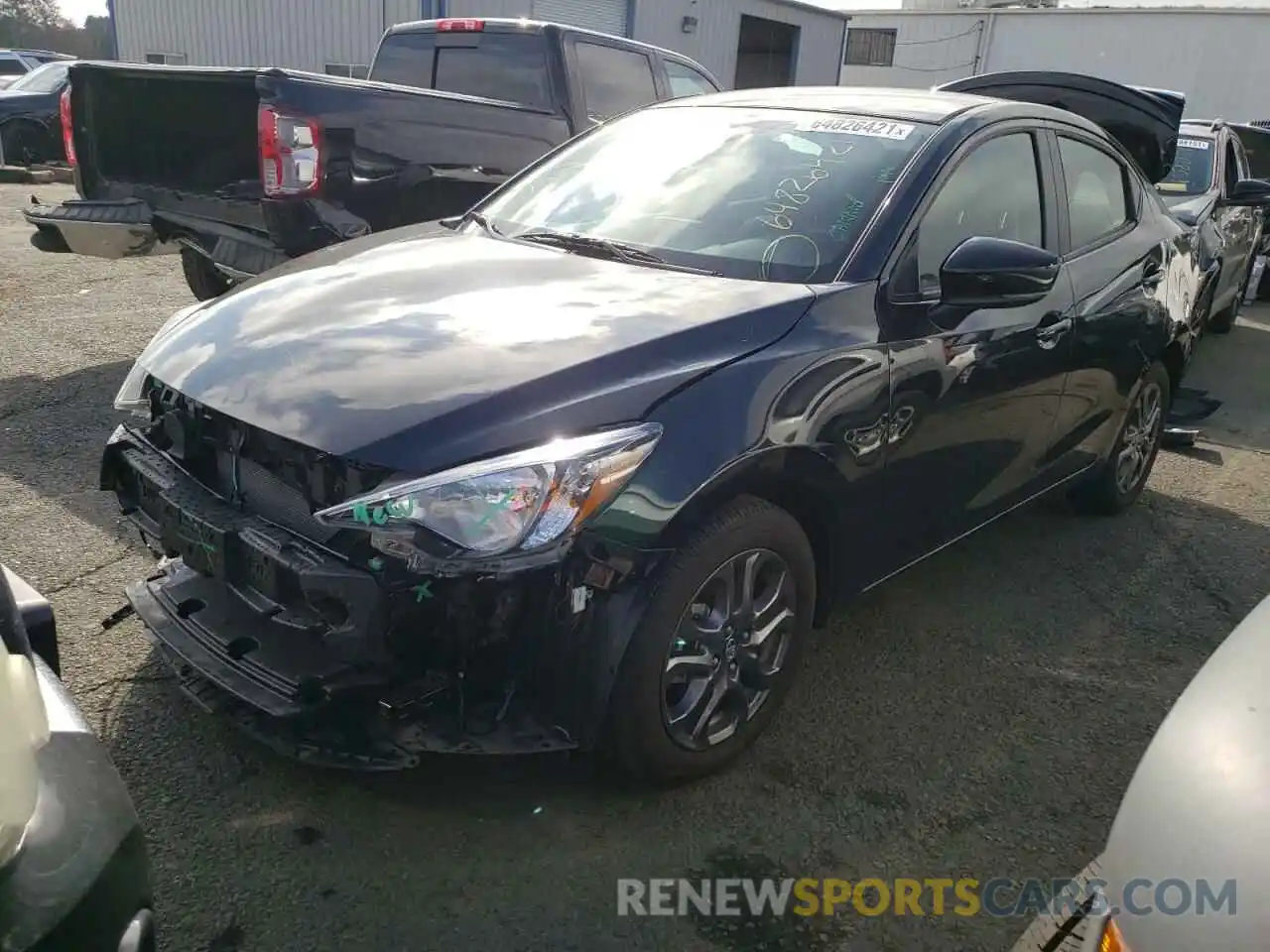 2 Photograph of a damaged car 3MYDLBYV7KY510313 TOYOTA YARIS 2019