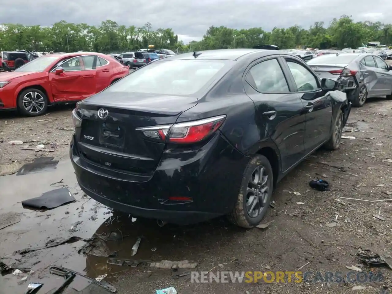 4 Photograph of a damaged car 3MYDLBYV7KY510408 TOYOTA YARIS 2019