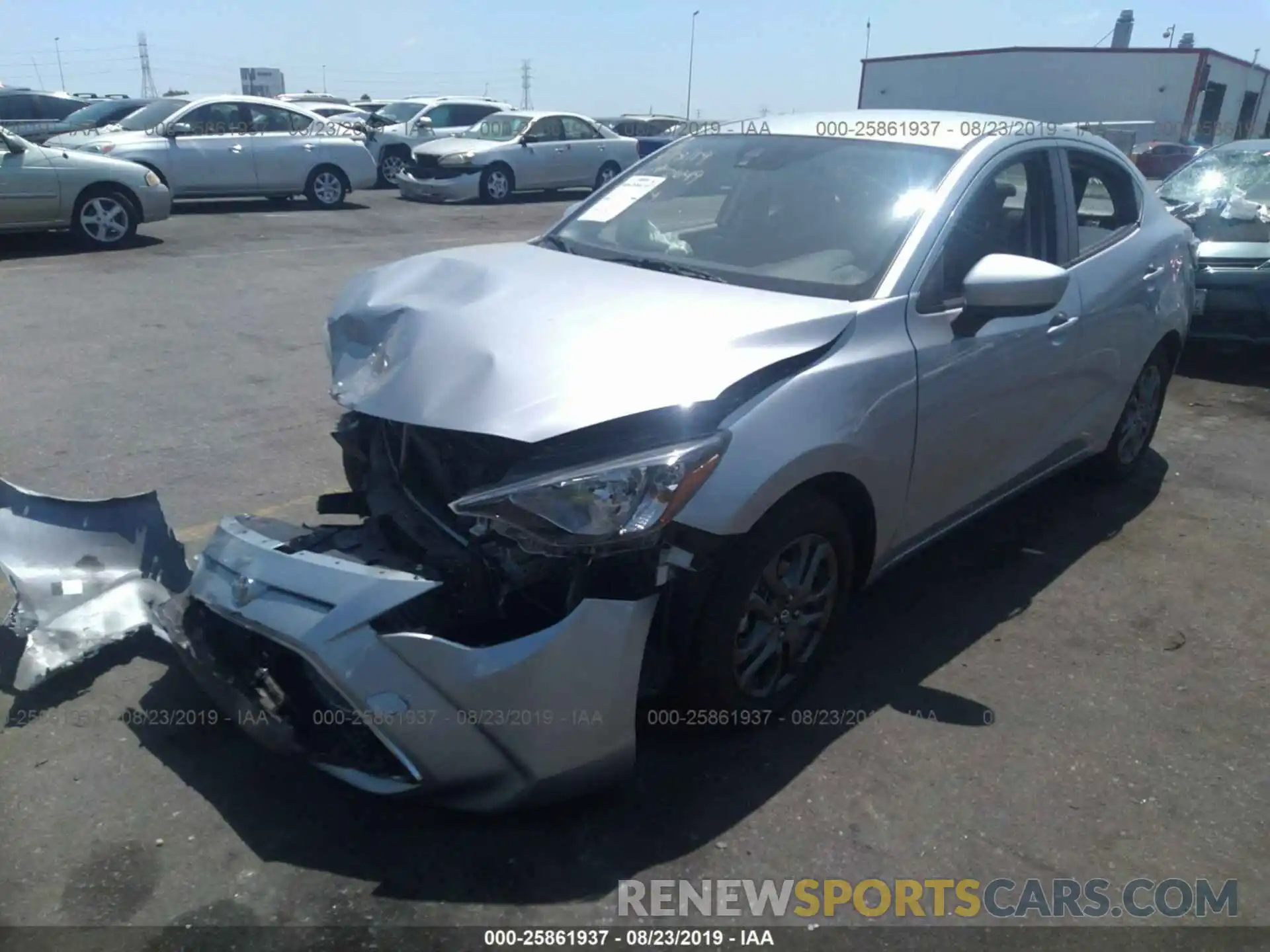 2 Photograph of a damaged car 3MYDLBYV7KY510523 TOYOTA YARIS 2019