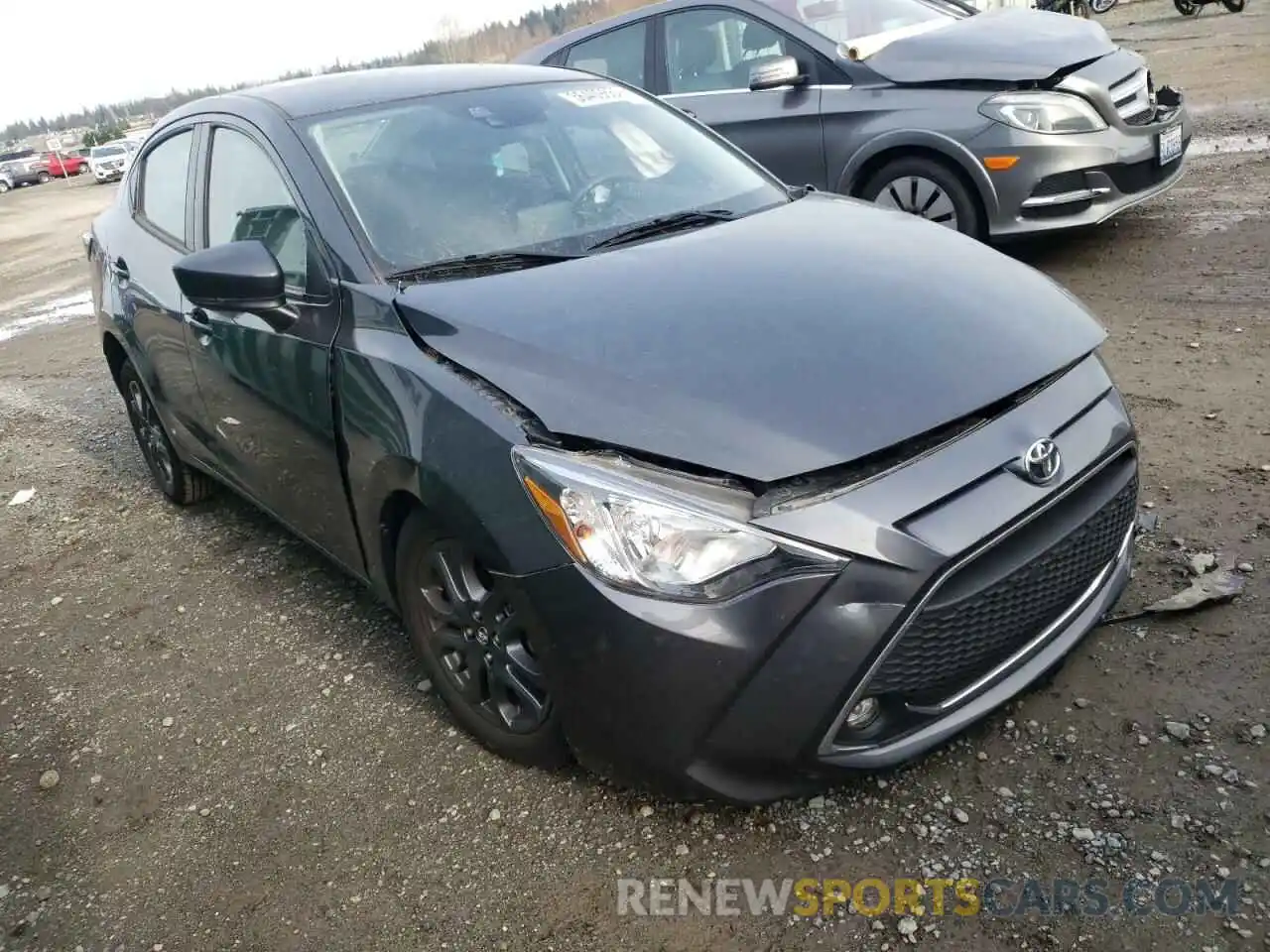 1 Photograph of a damaged car 3MYDLBYV7KY512465 TOYOTA YARIS 2019