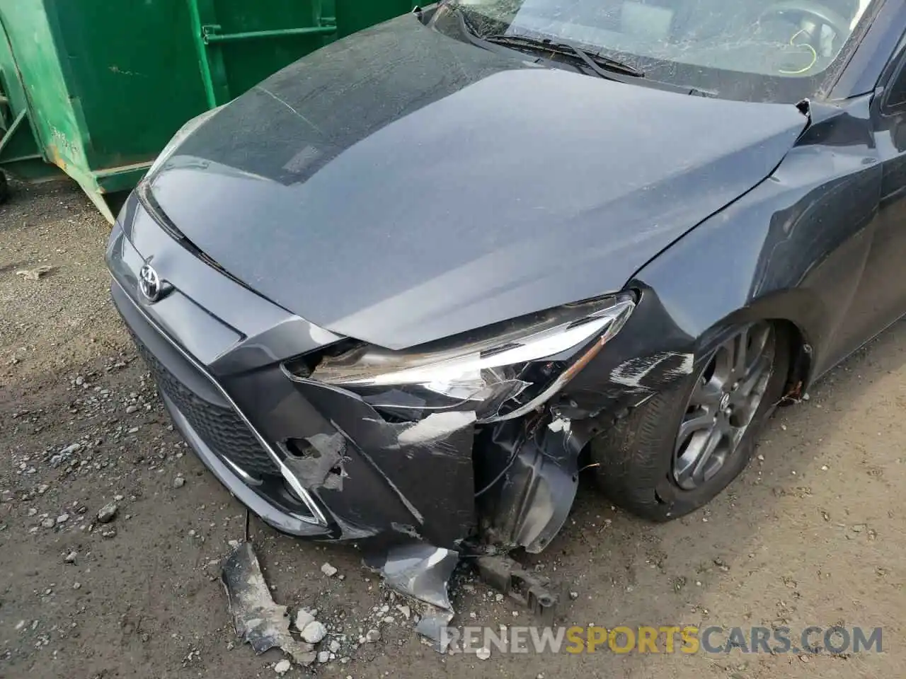 9 Photograph of a damaged car 3MYDLBYV7KY512465 TOYOTA YARIS 2019