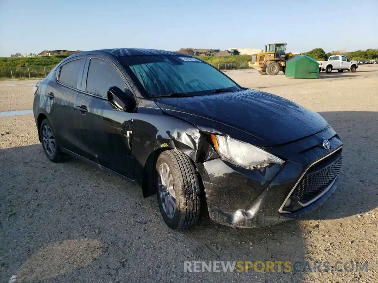 1 Photograph of a damaged car 3MYDLBYV7KY513941 TOYOTA YARIS 2019