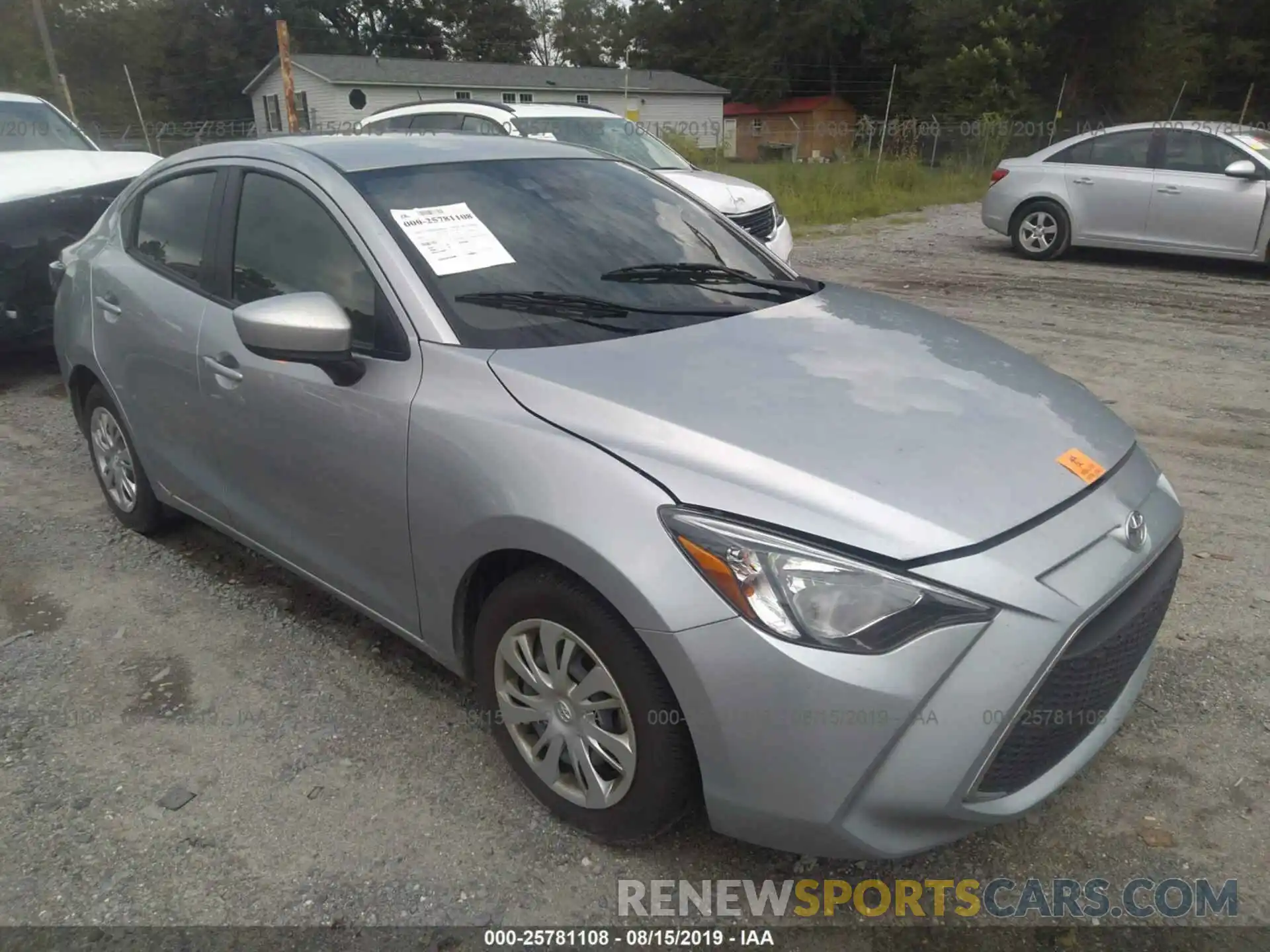 1 Photograph of a damaged car 3MYDLBYV7KY514216 TOYOTA YARIS 2019