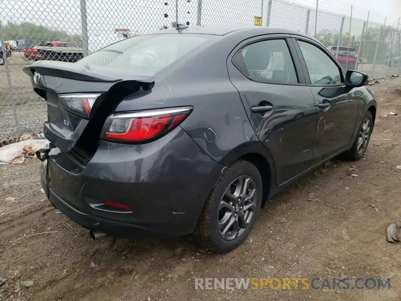 4 Photograph of a damaged car 3MYDLBYV7KY514569 TOYOTA YARIS 2019