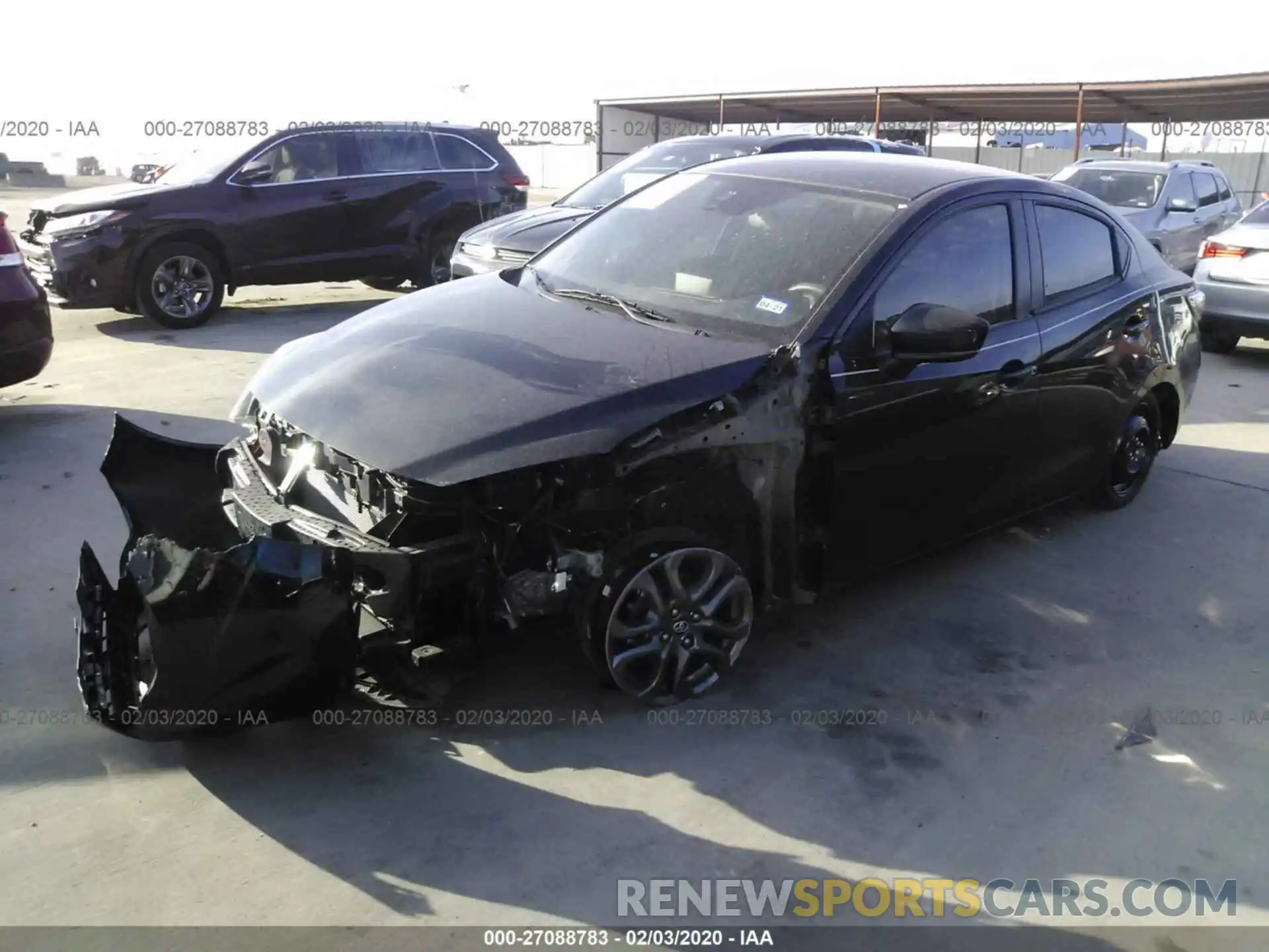 2 Photograph of a damaged car 3MYDLBYV7KY514782 TOYOTA YARIS 2019