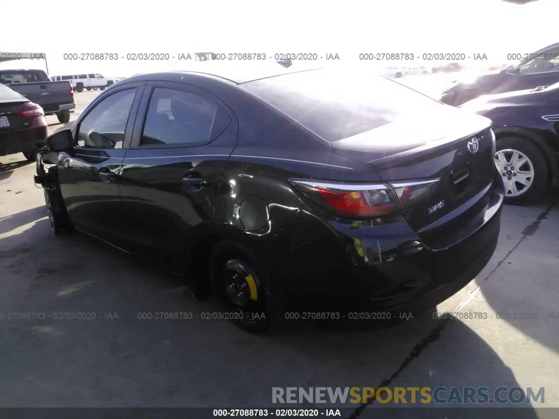 3 Photograph of a damaged car 3MYDLBYV7KY514782 TOYOTA YARIS 2019