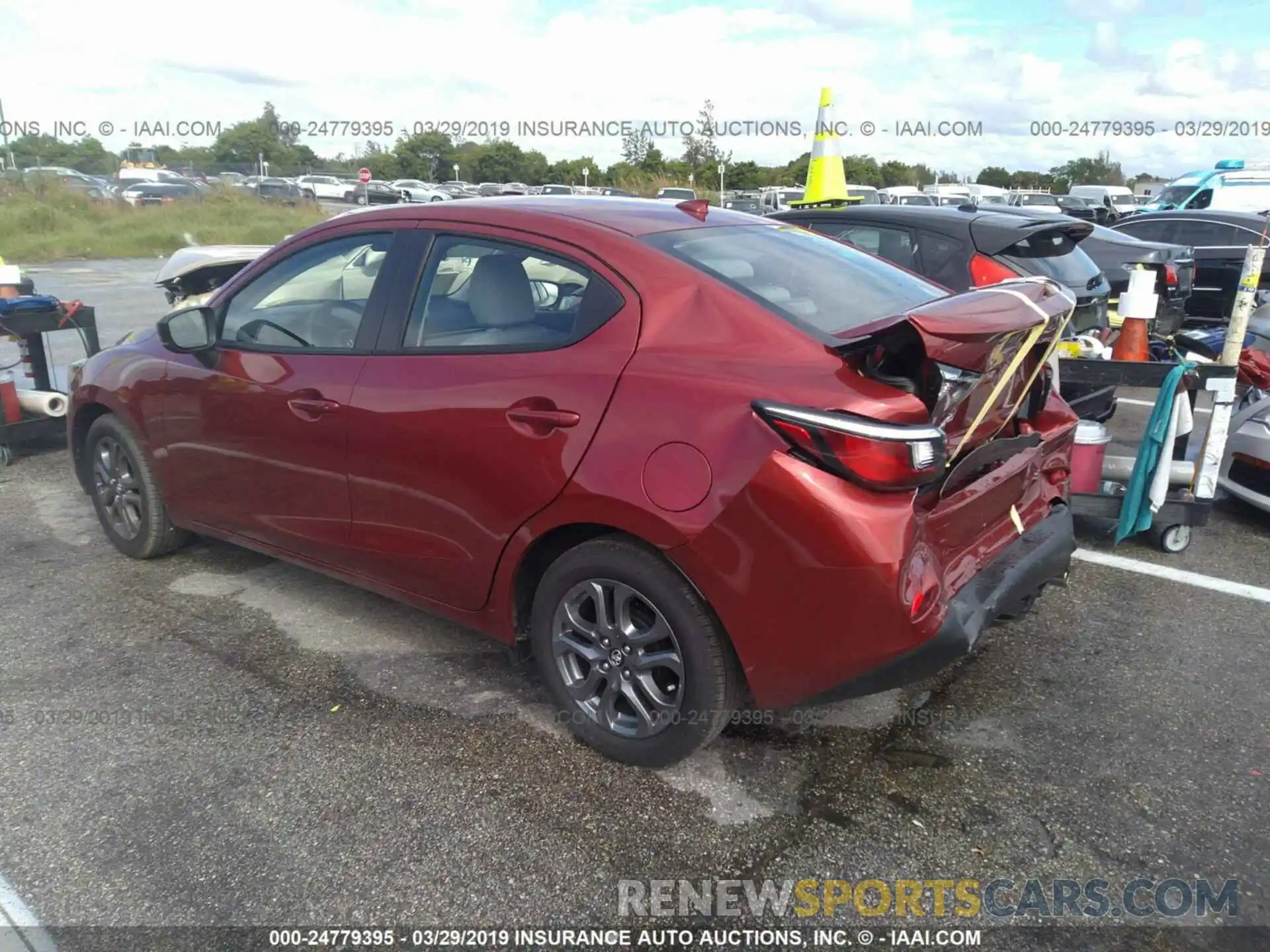 3 Photograph of a damaged car 3MYDLBYV7KY515298 TOYOTA YARIS 2019